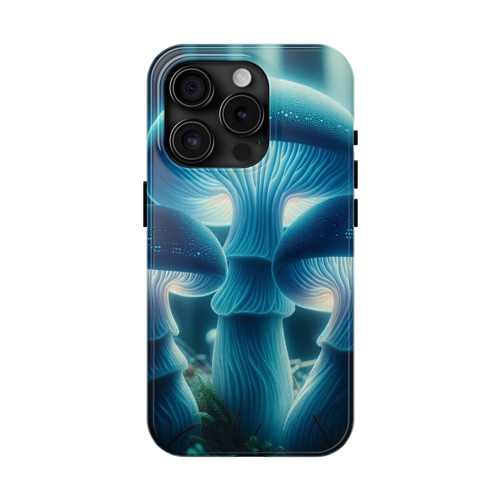 Blue Mushrooms - Tough Phone Case