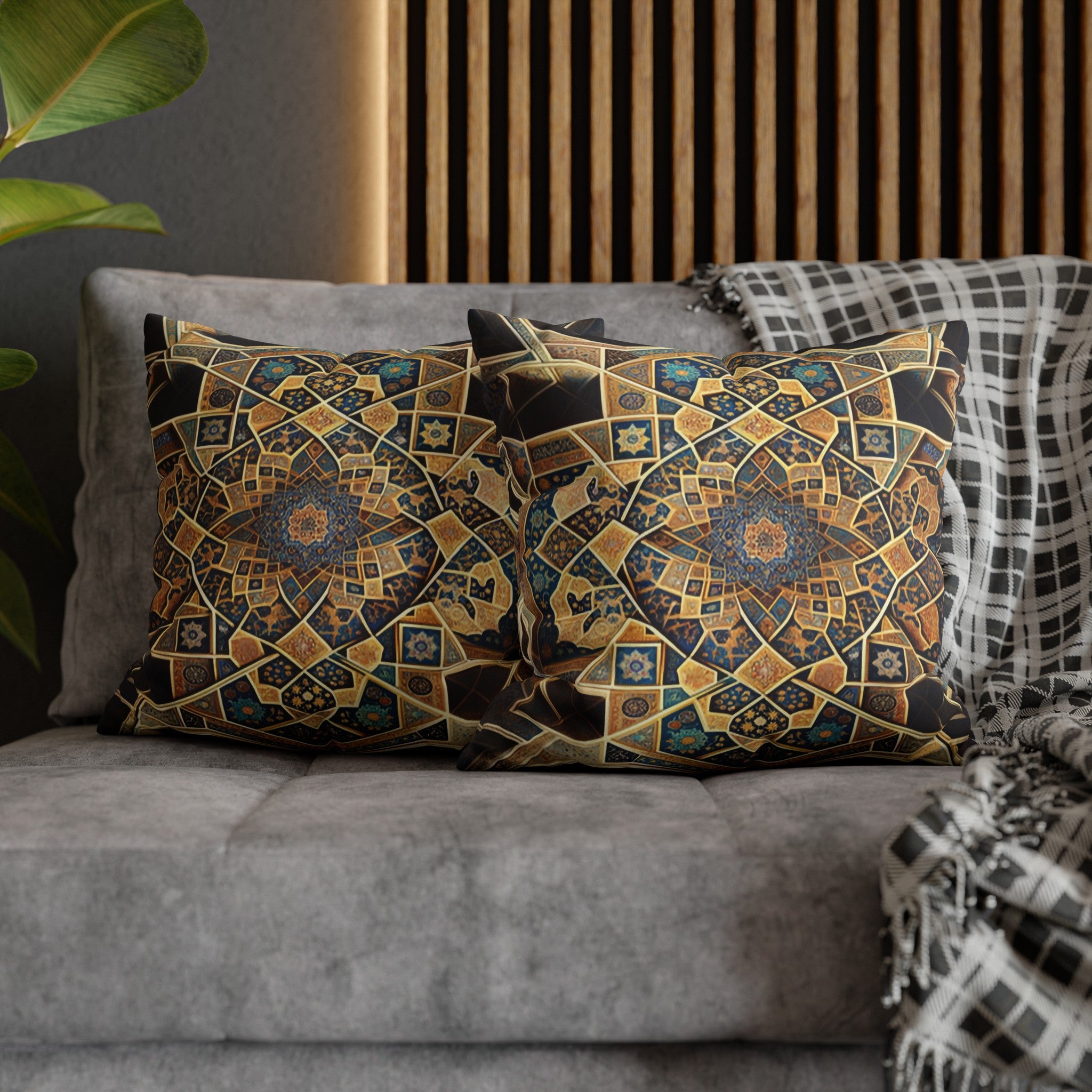 Persian Art (3) - Suede Square Pillowcase