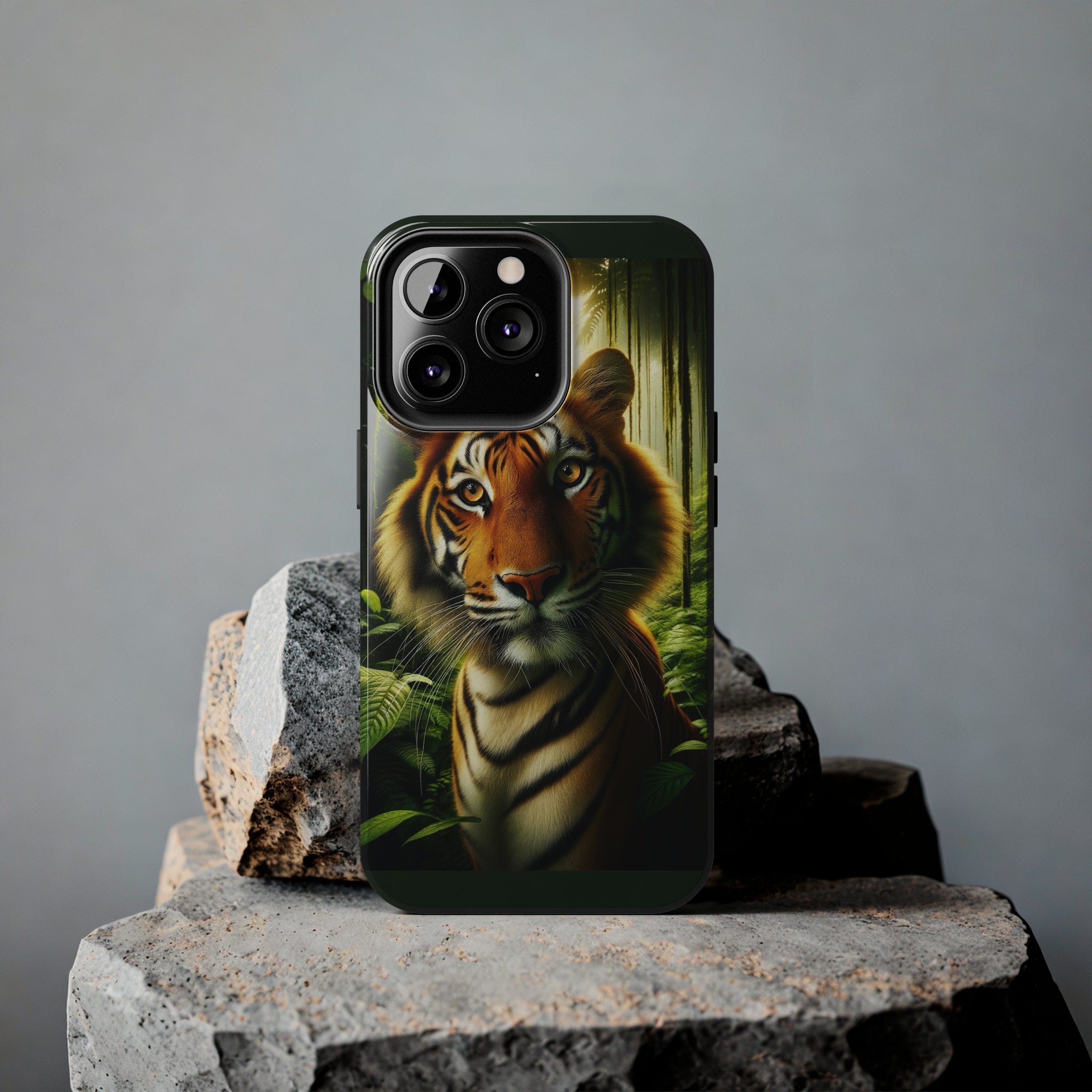 Curious Tiger - Tough Phone Case