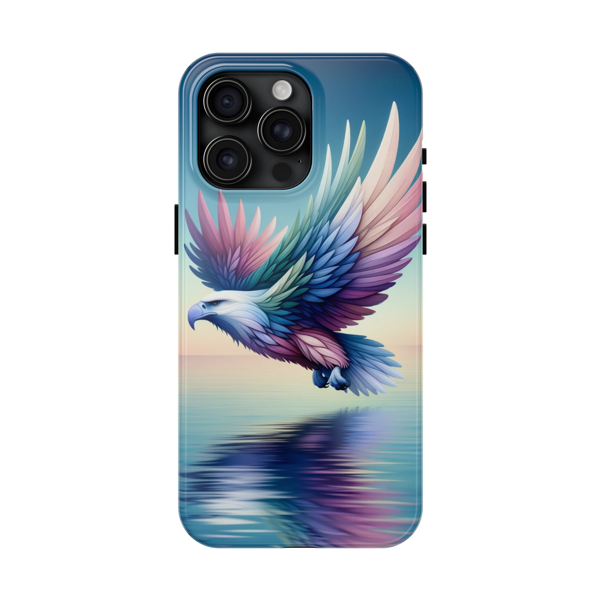 Eagle with colourful feathers - Tough Phone Case