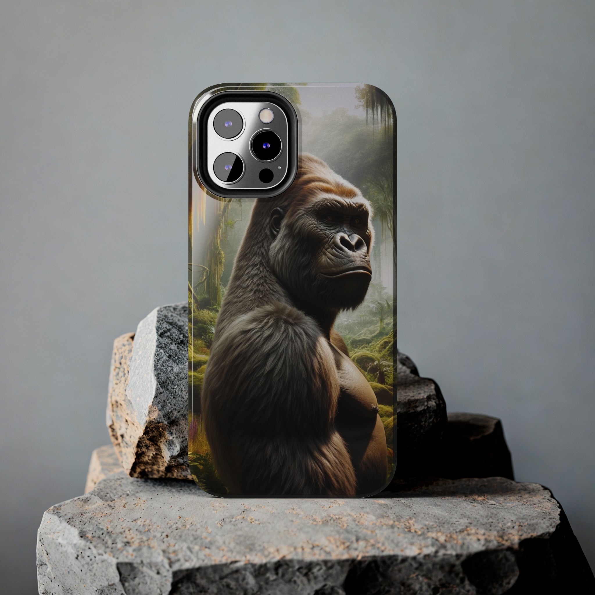 Curious gorilla - Tough Phone Case