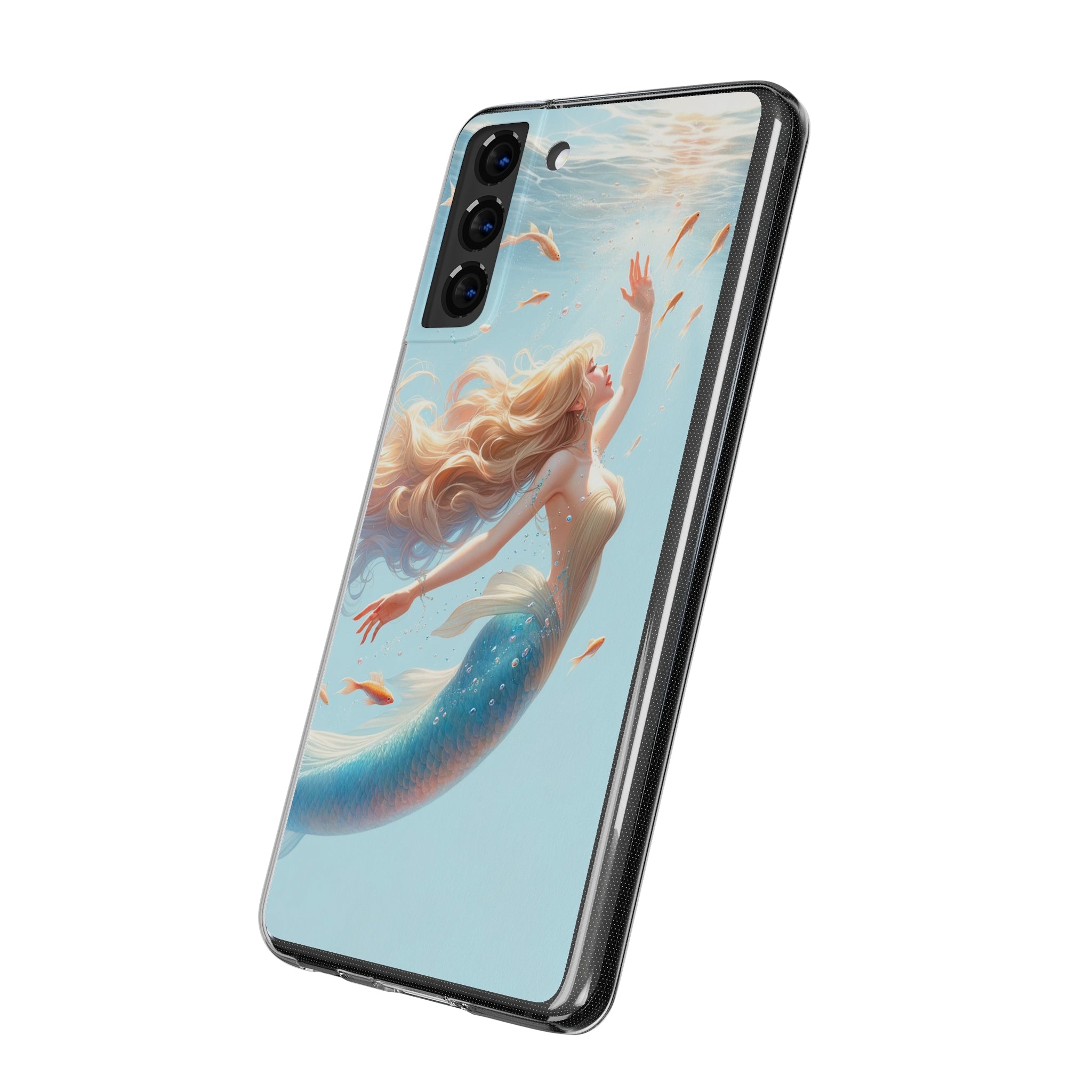 Blond Mermaid - Soft Phone Case