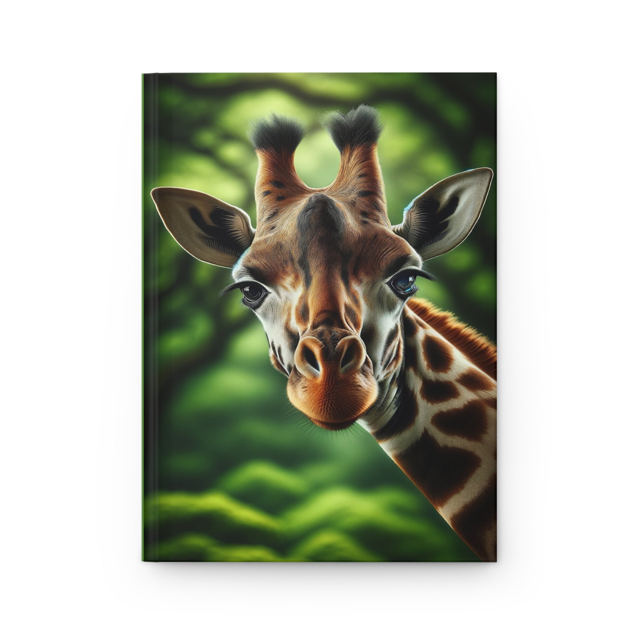 A curious giraffe 1 - Hardcover Notebook