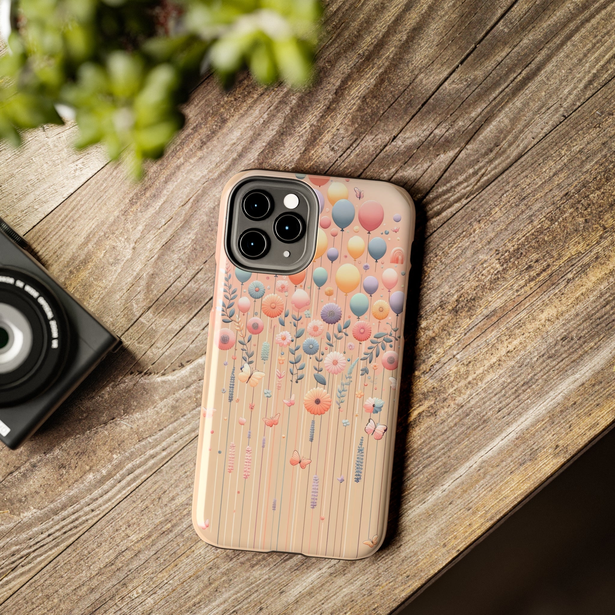 Balloons and flowers - Tough Phone Case