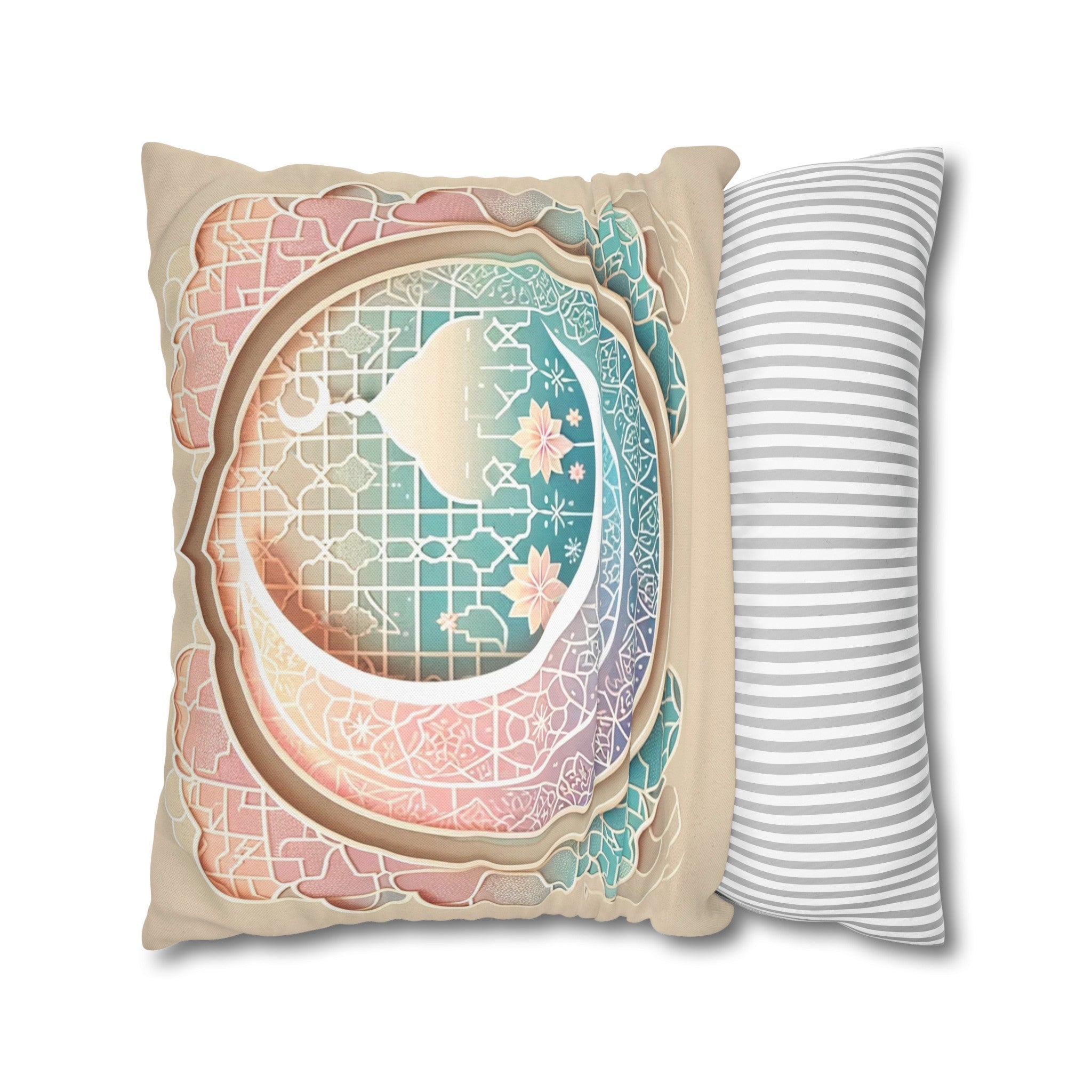 Islamic Art 3 - Polyester Square Pillowcase