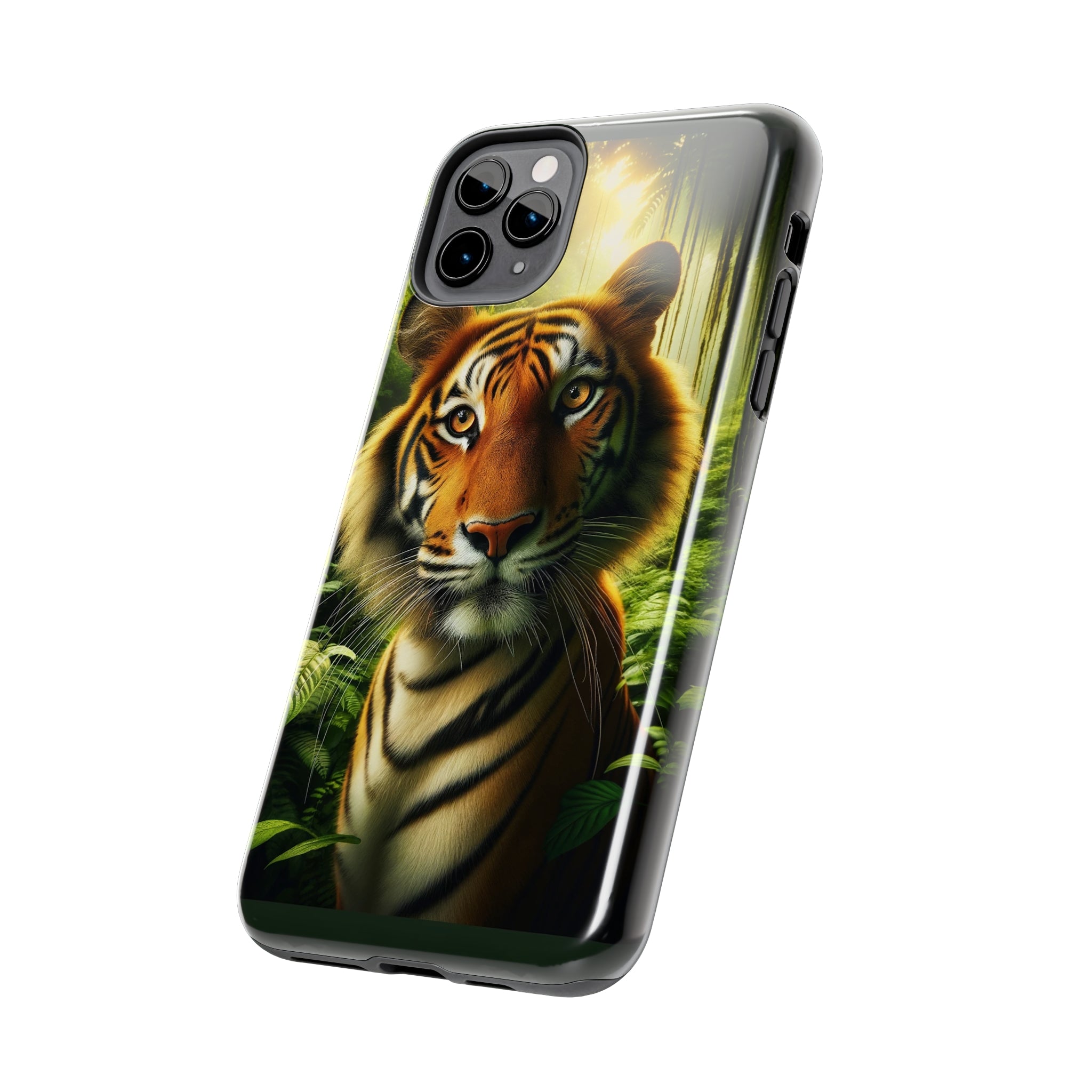 Curious Tiger - Tough Phone Case