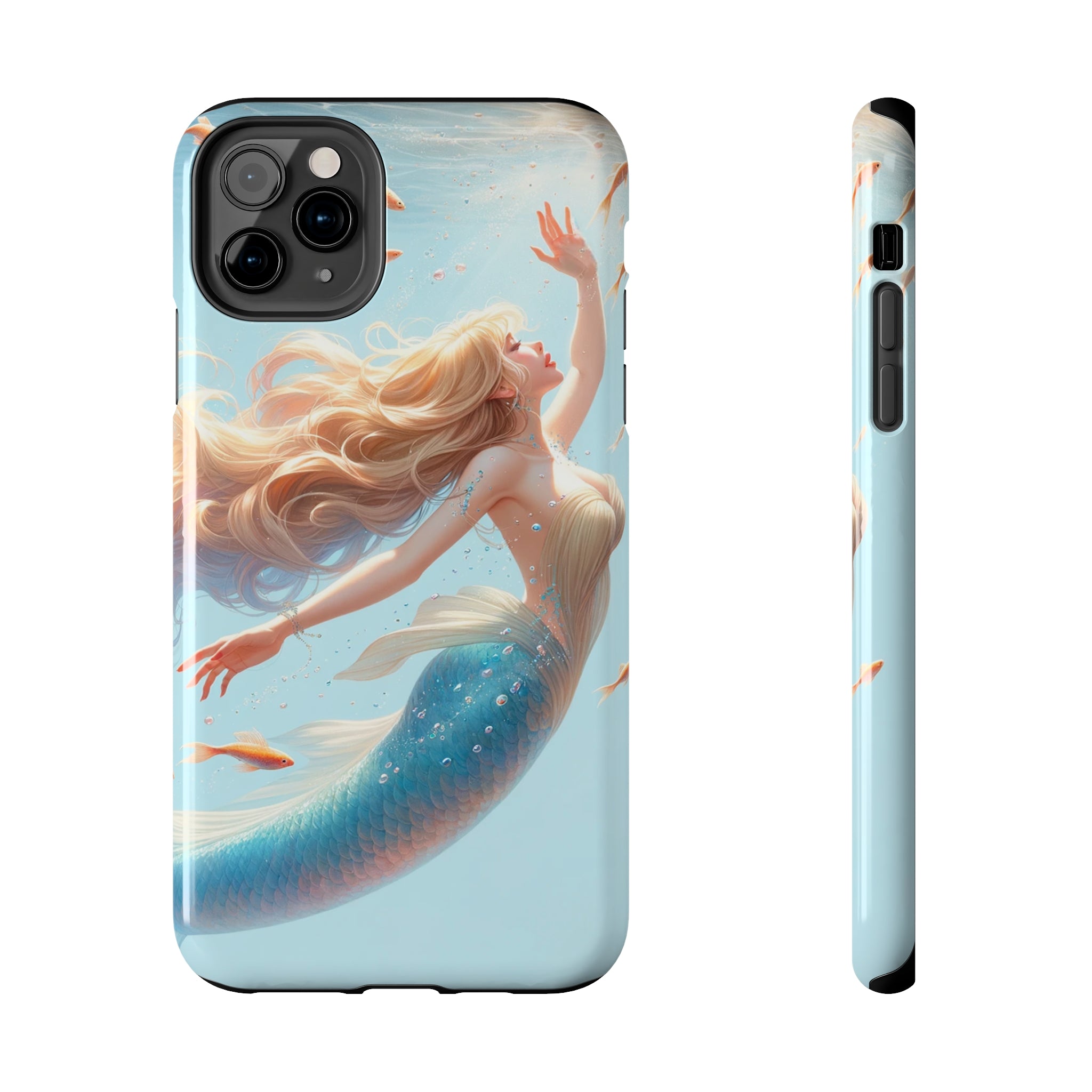 Blond mermaid - Tough Phone Case