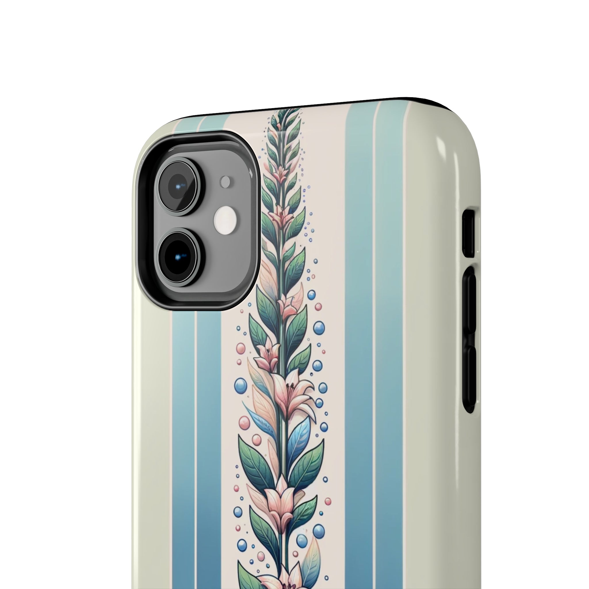 Lilies and leaves - Tough Phone Case