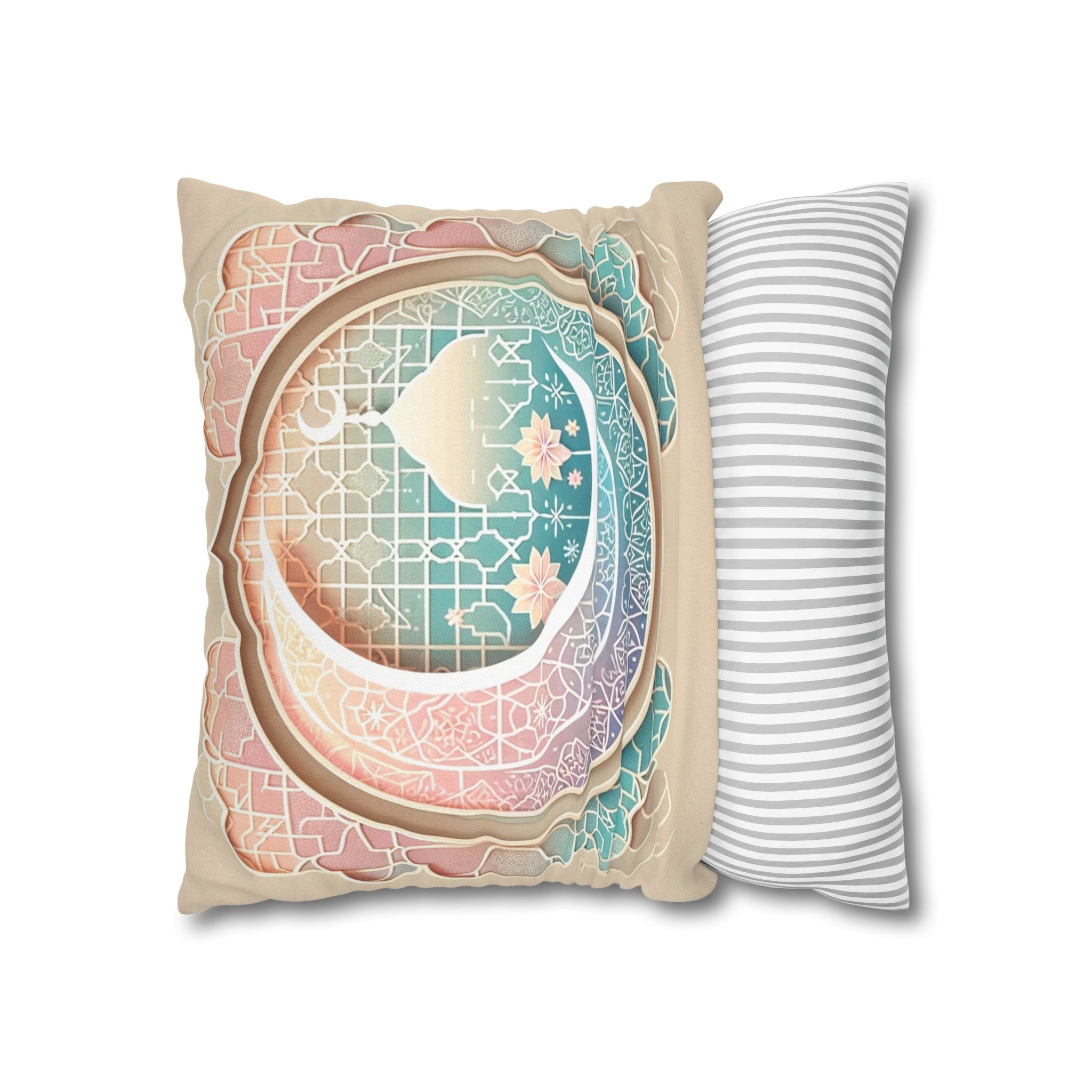 Islamic Art 3 - Polyester Square Pillowcase