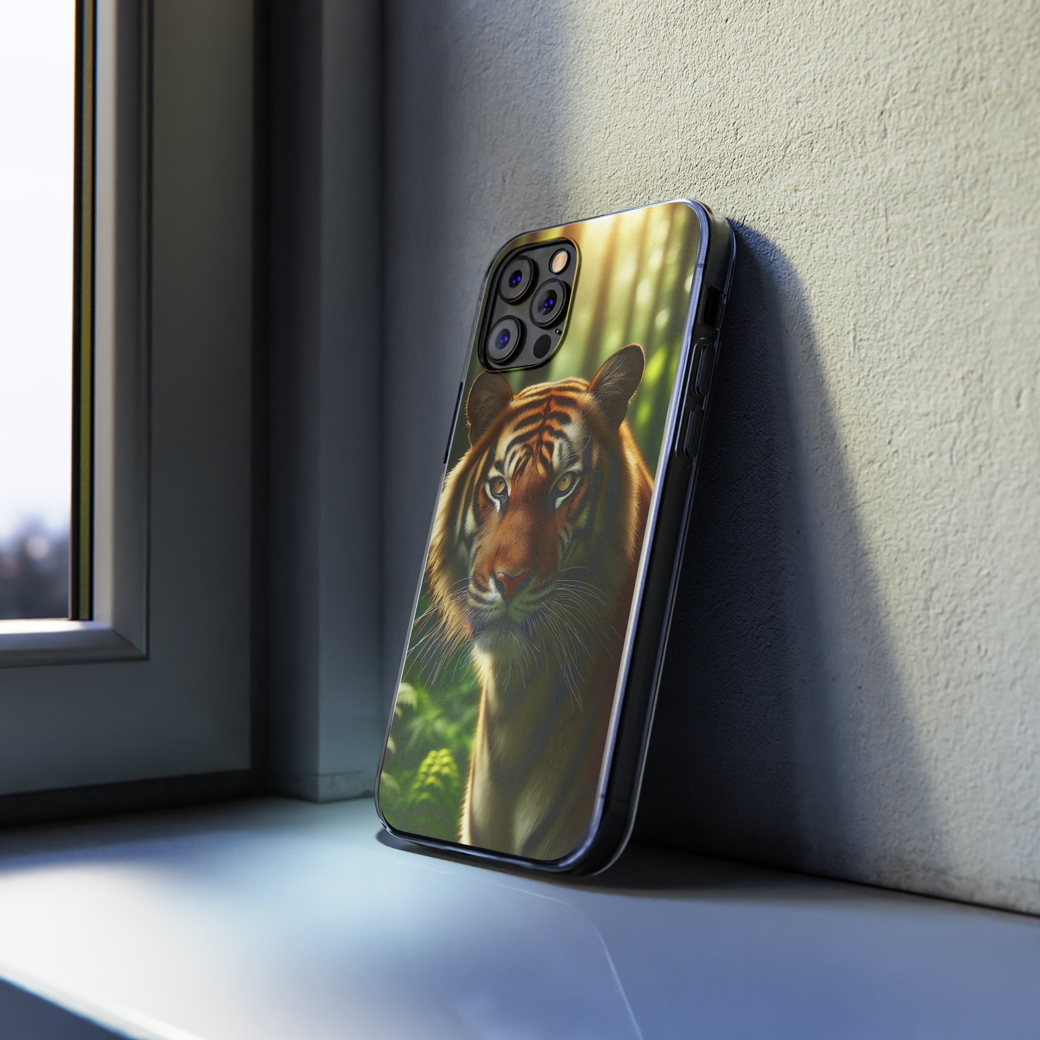 Curious Tiger - Soft Phone Case