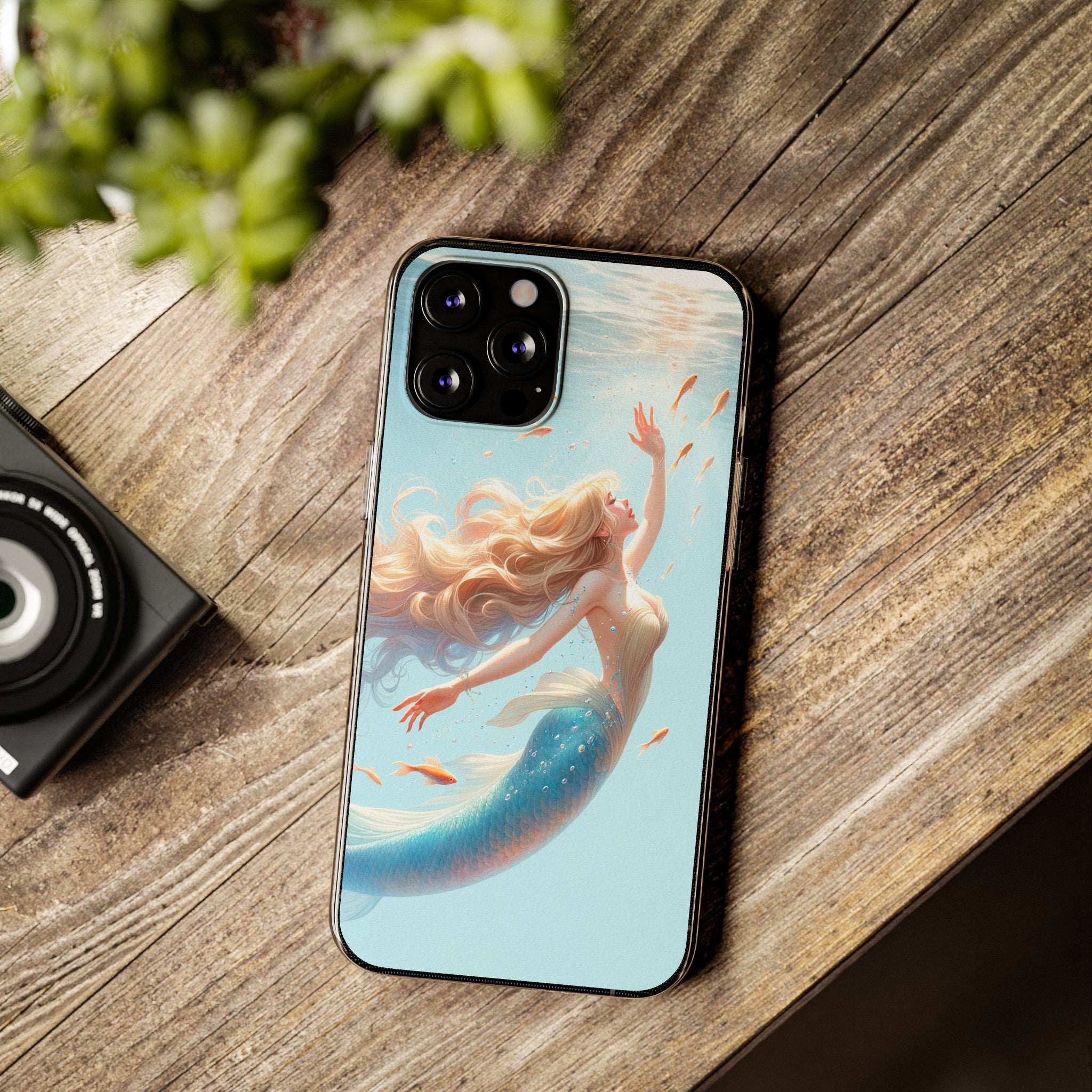 Blond Mermaid - Soft Phone Case