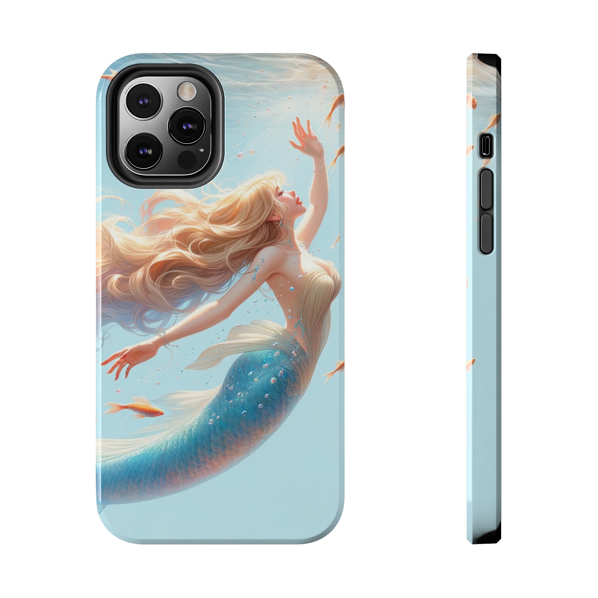 Blond mermaid - Tough Phone Case