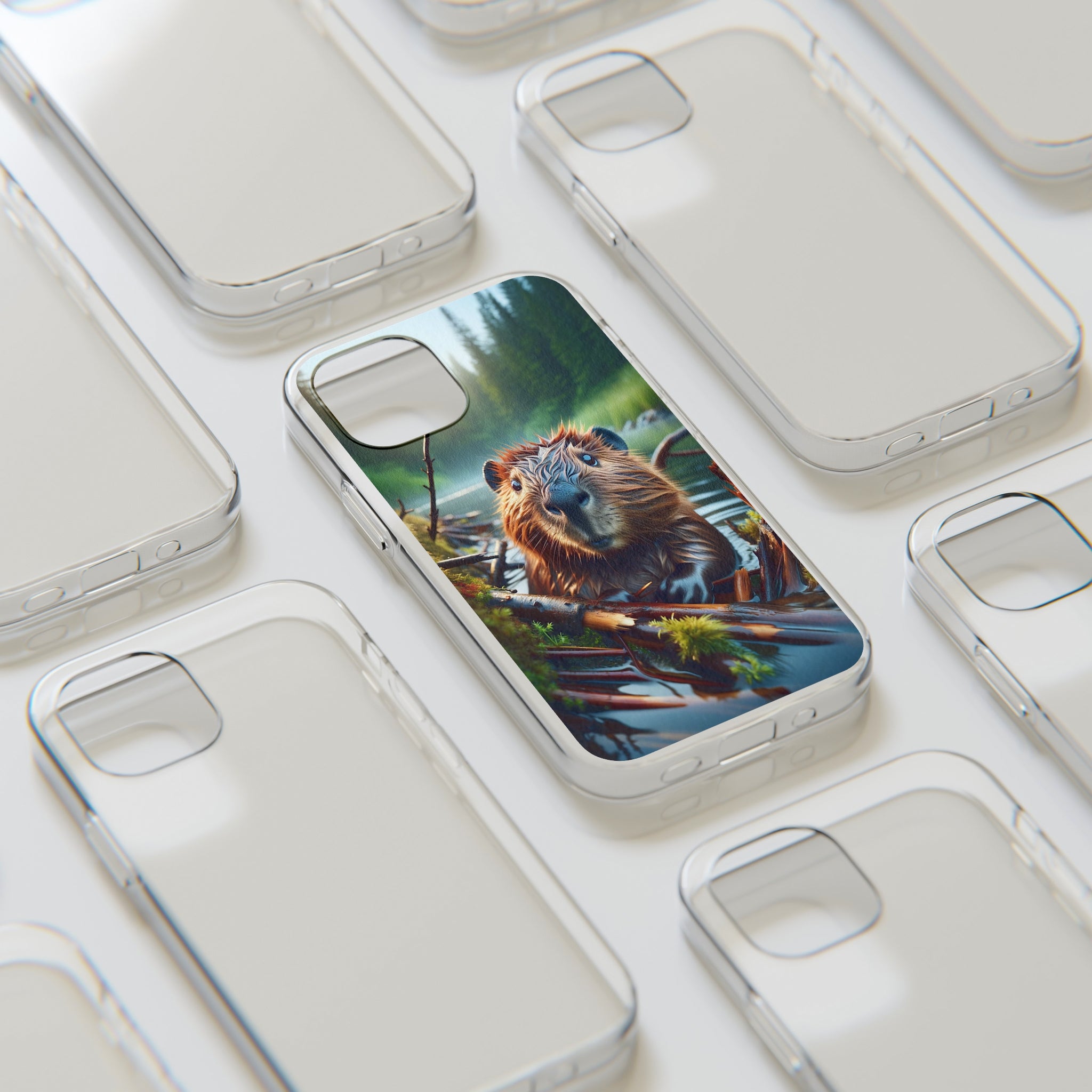 Curious Beaver - Soft Phone Case