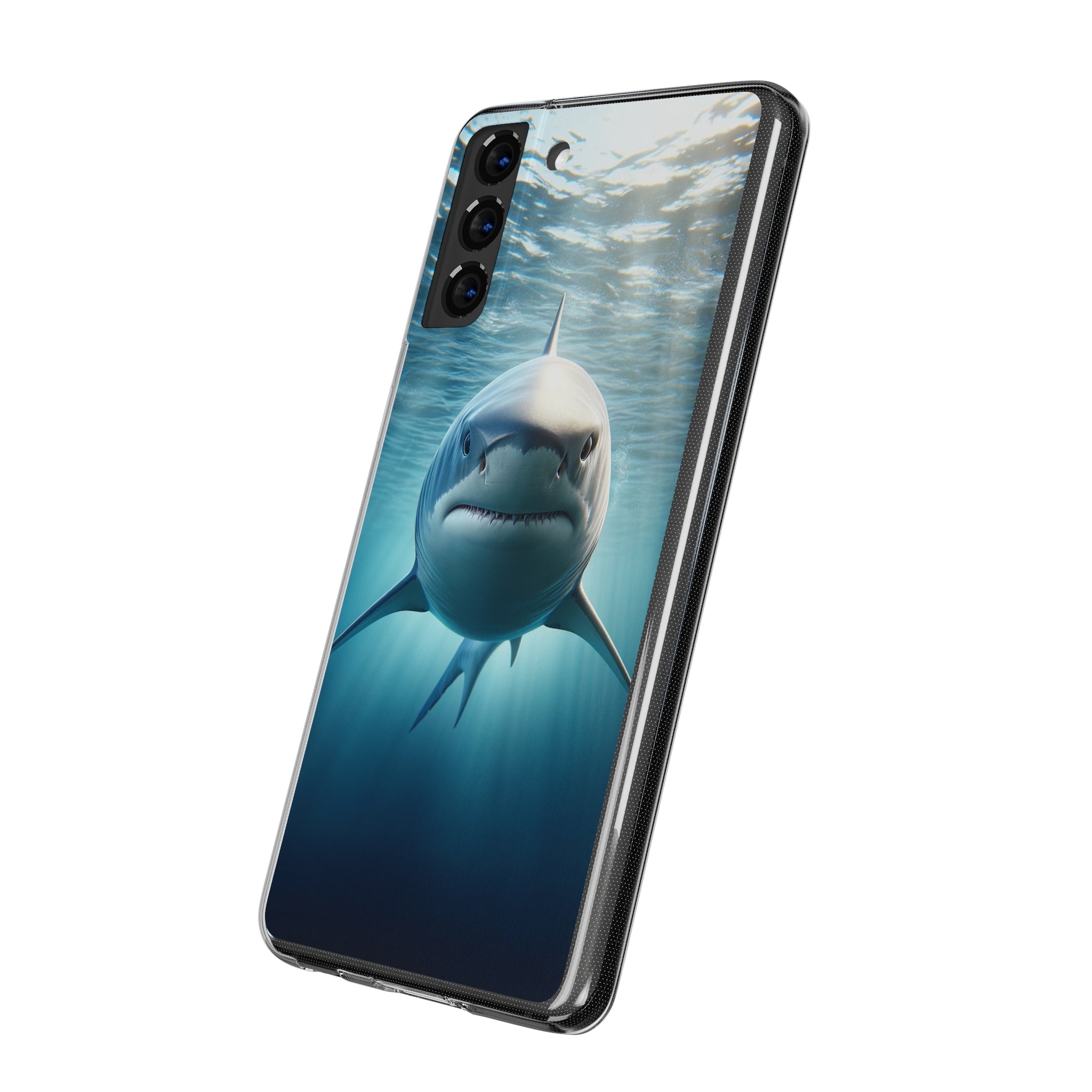 Curious Shark - Soft Phone Case