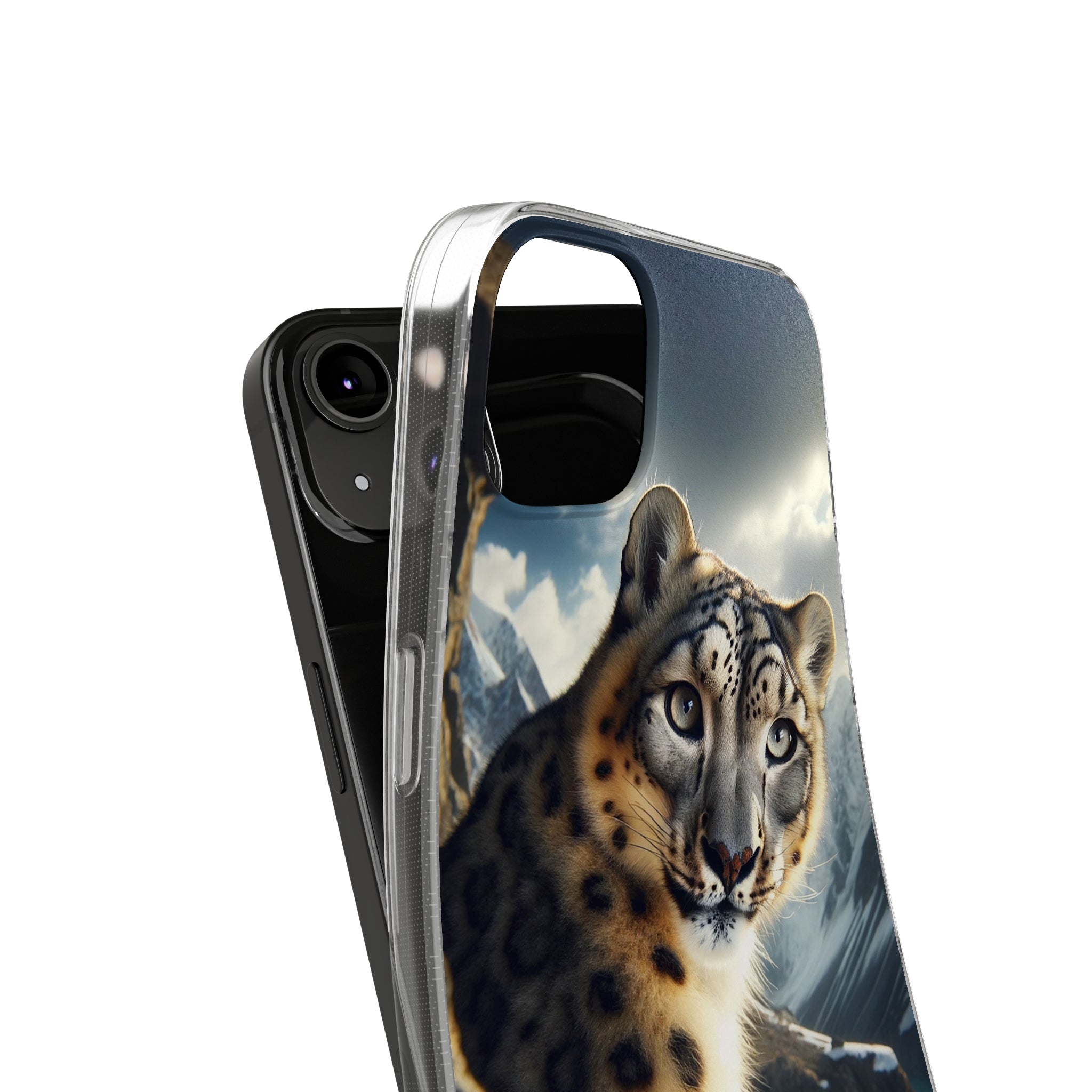 Snow Leopard - Soft Phone Case