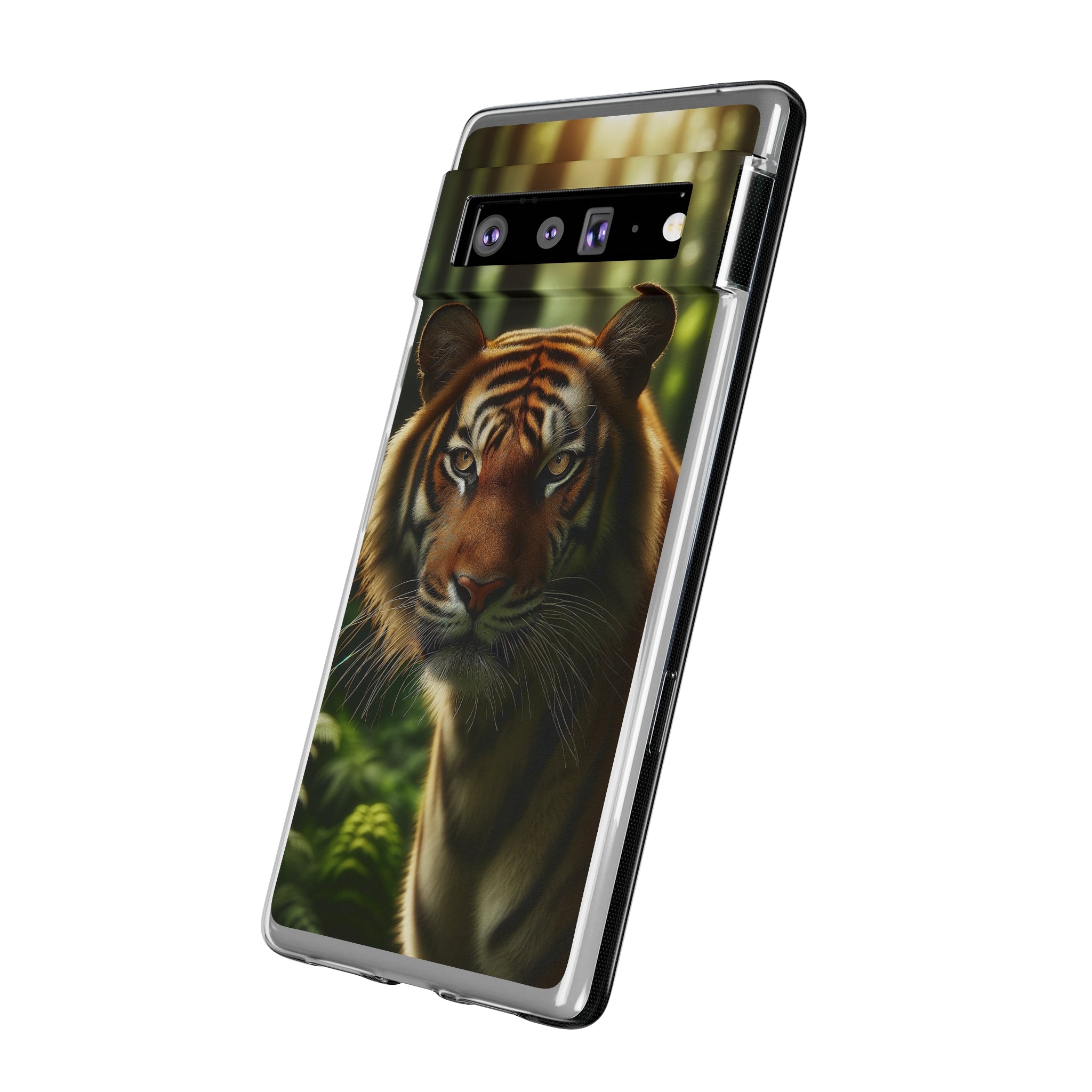 Curious Tiger - Soft Phone Case