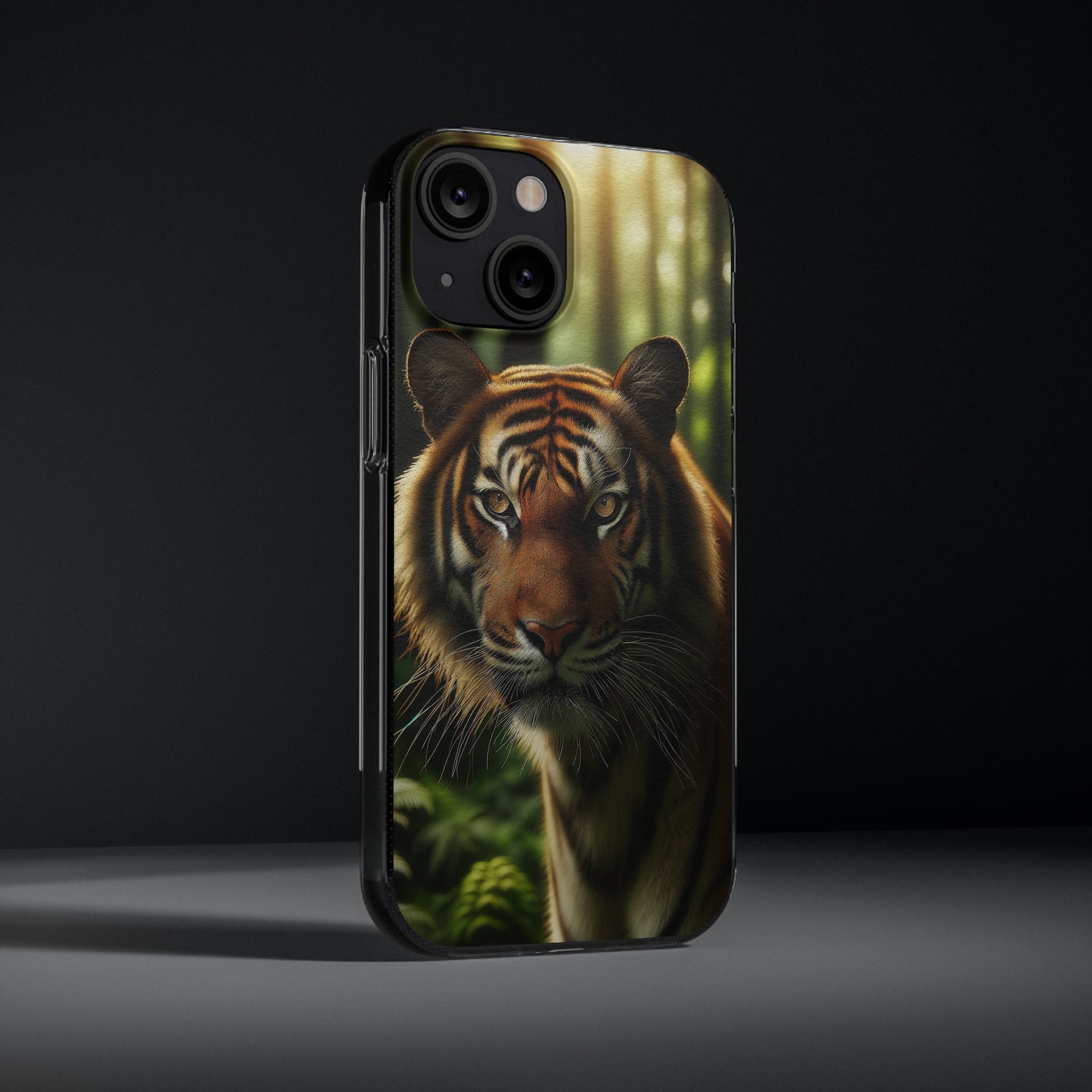 Curious Tiger - Soft Phone Case