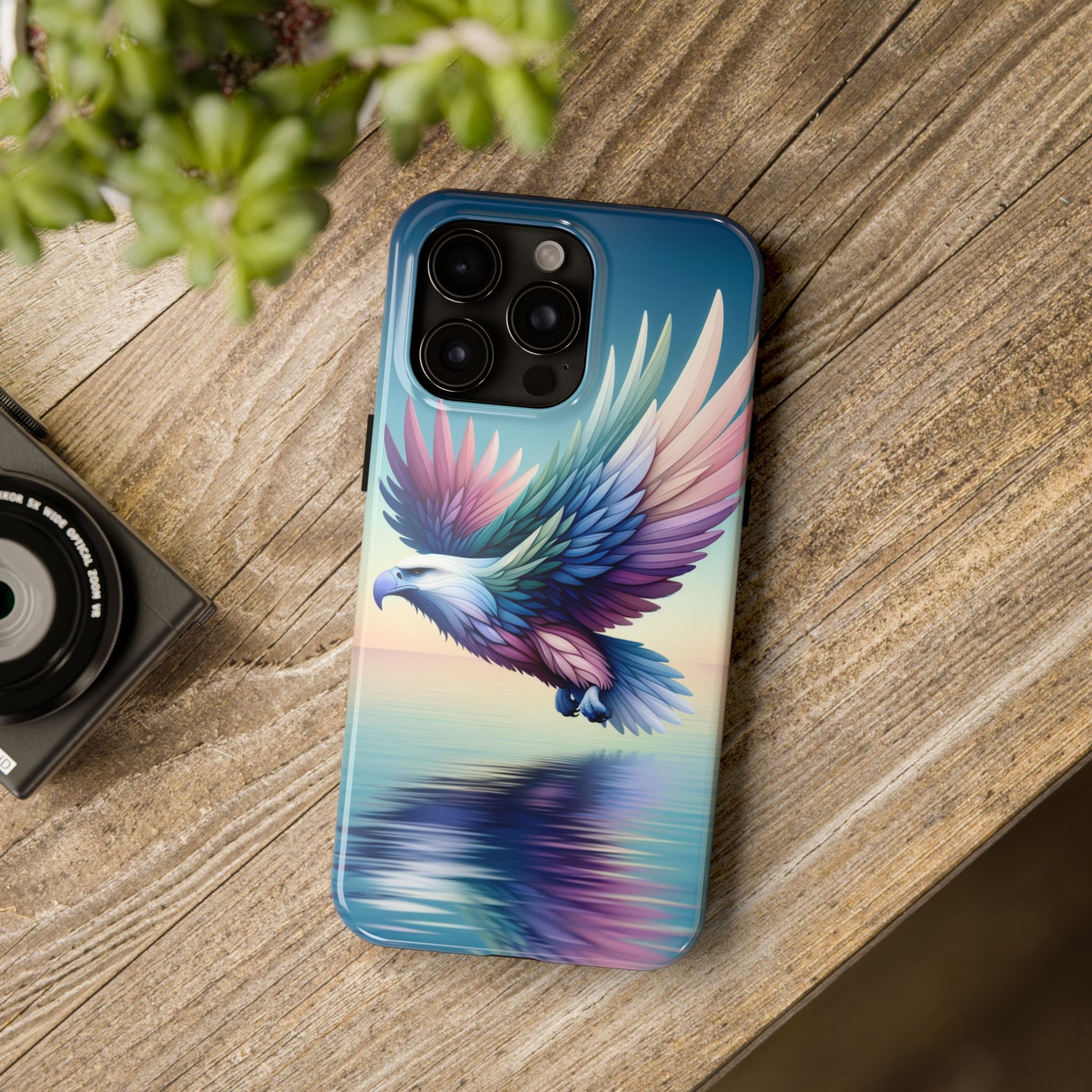 Eagle with colourful feathers - Tough Phone Case