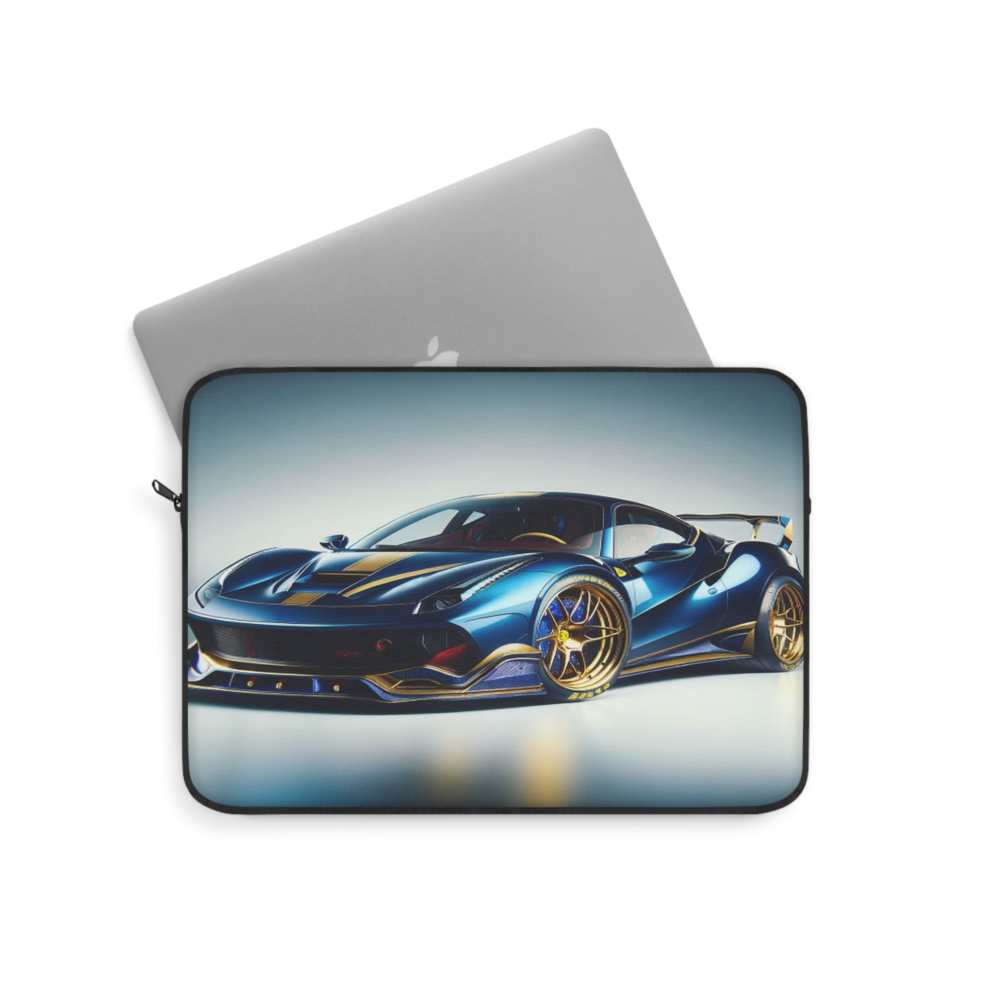 Blue car - Laptop Sleeve