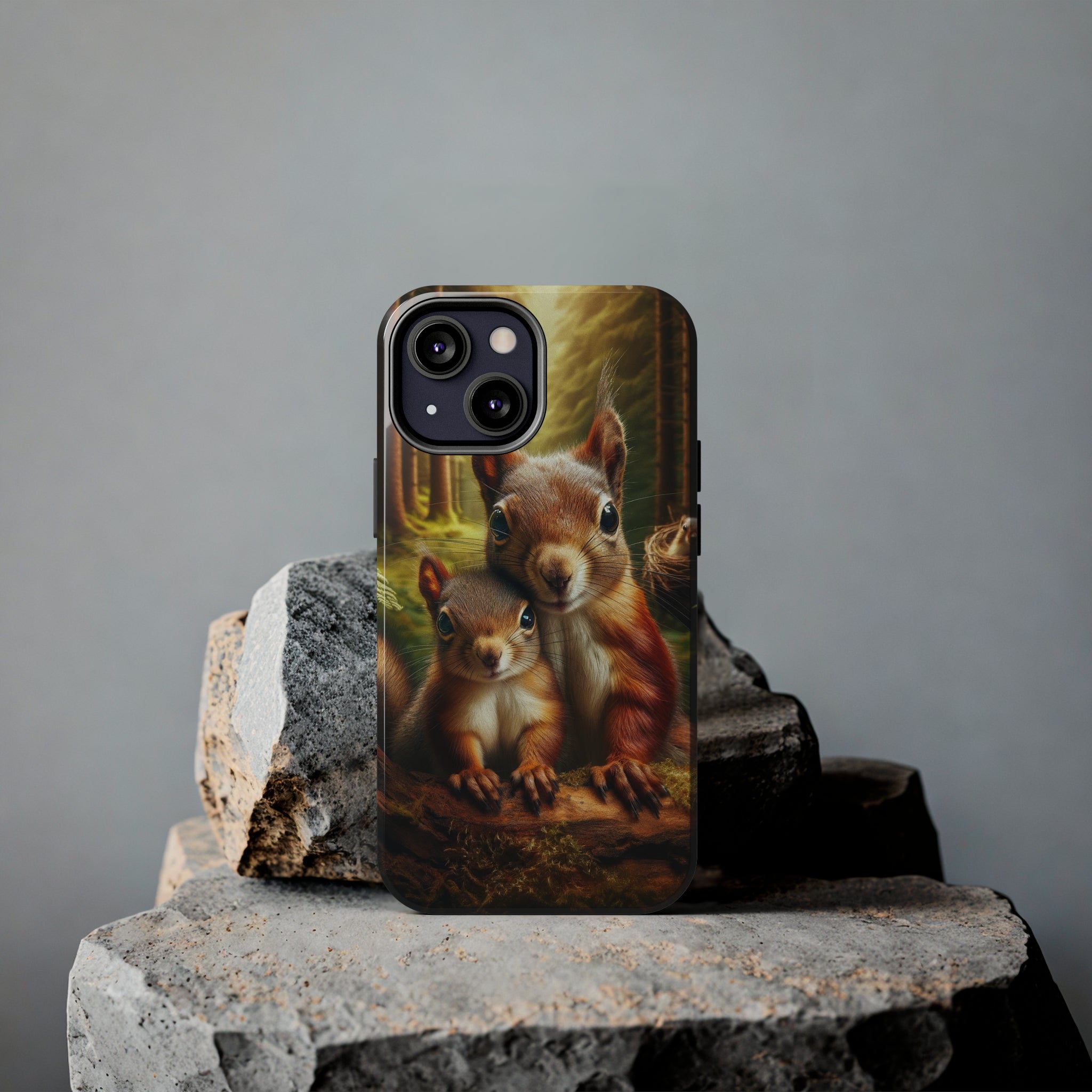 Two squirrels - Tough Phone Case