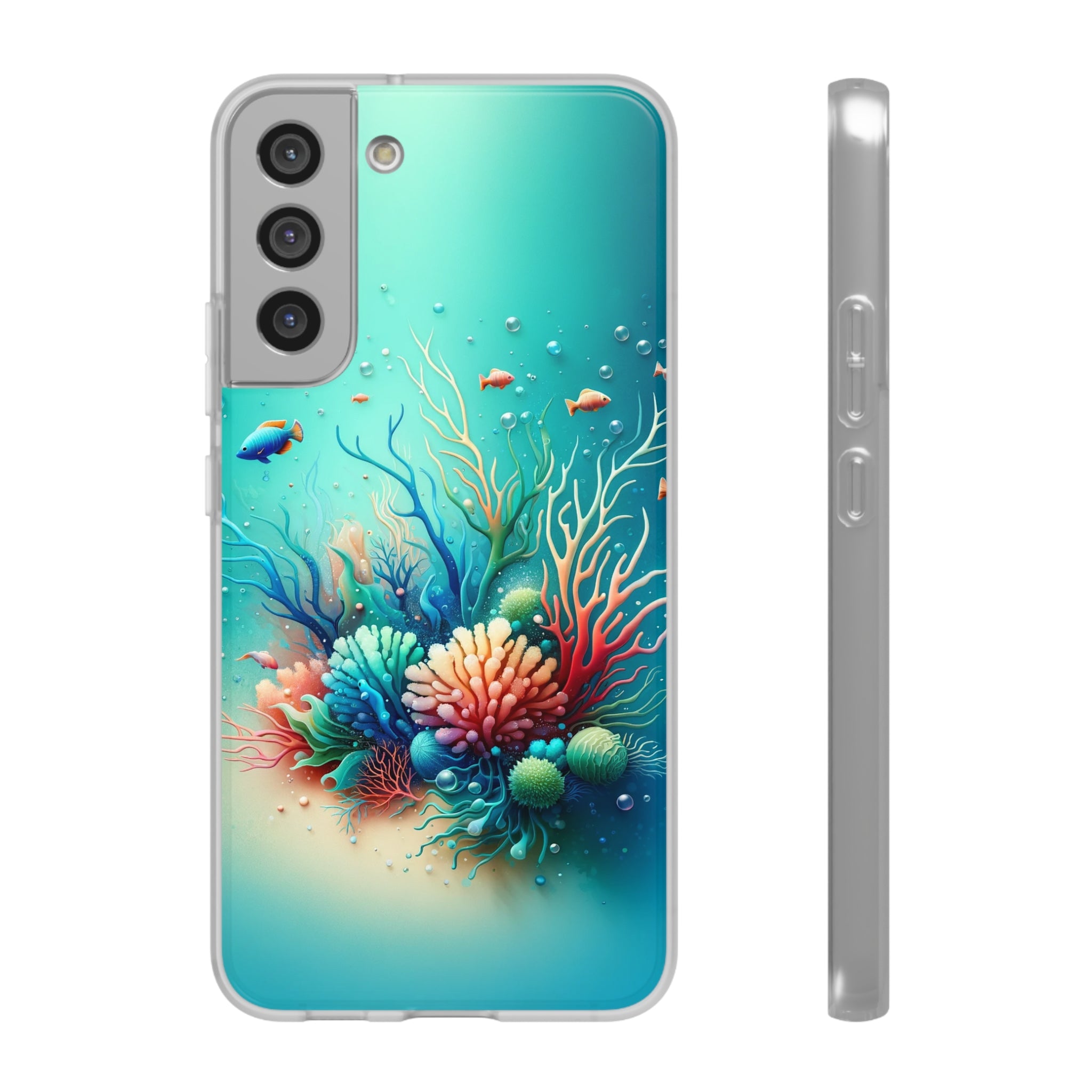 Fish around coral reef - Flexi Case (Samsung only)