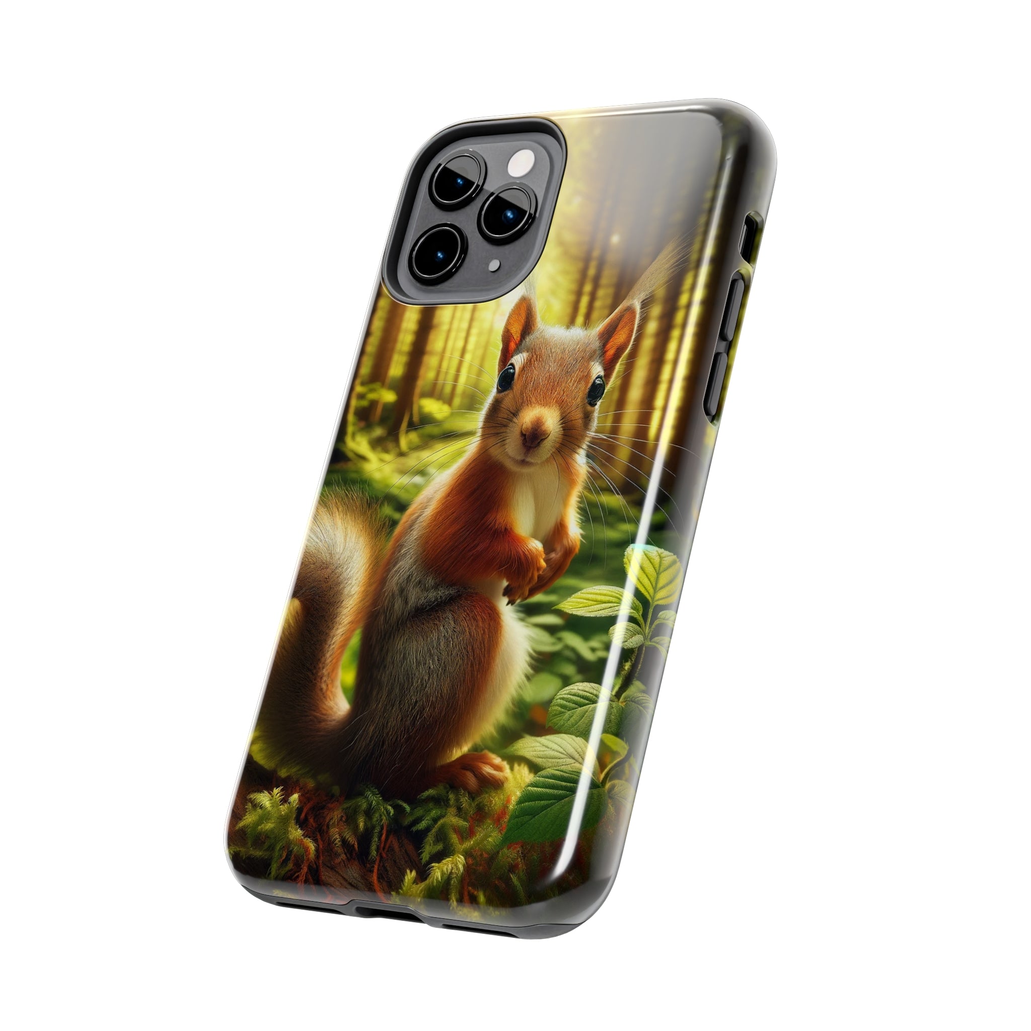 Curious squirrel - Tough Phone Case