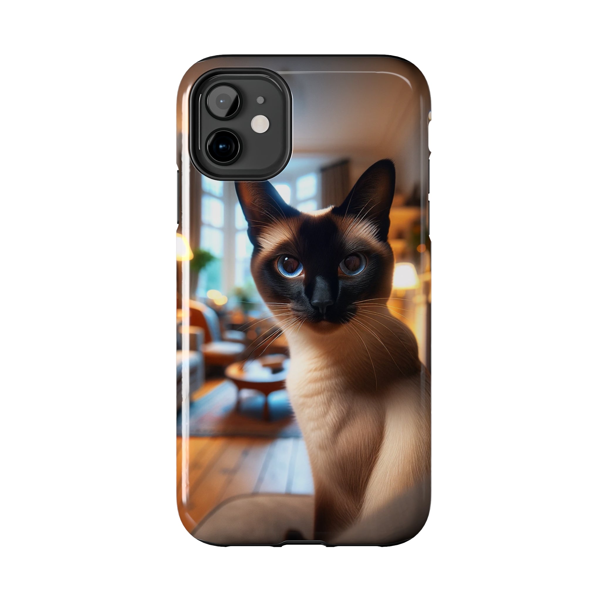 Curious cat - Tough Phone Case