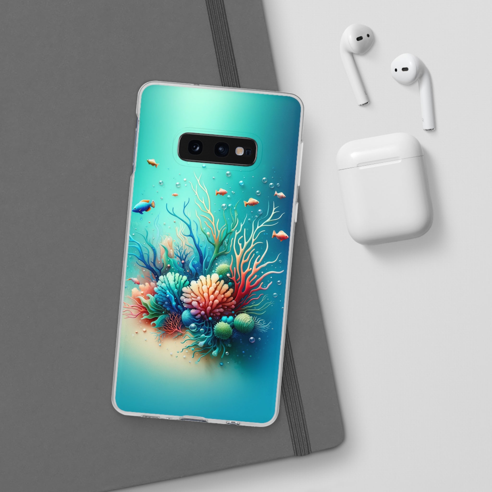 Fish around coral reef - Flexi Case (Samsung only)