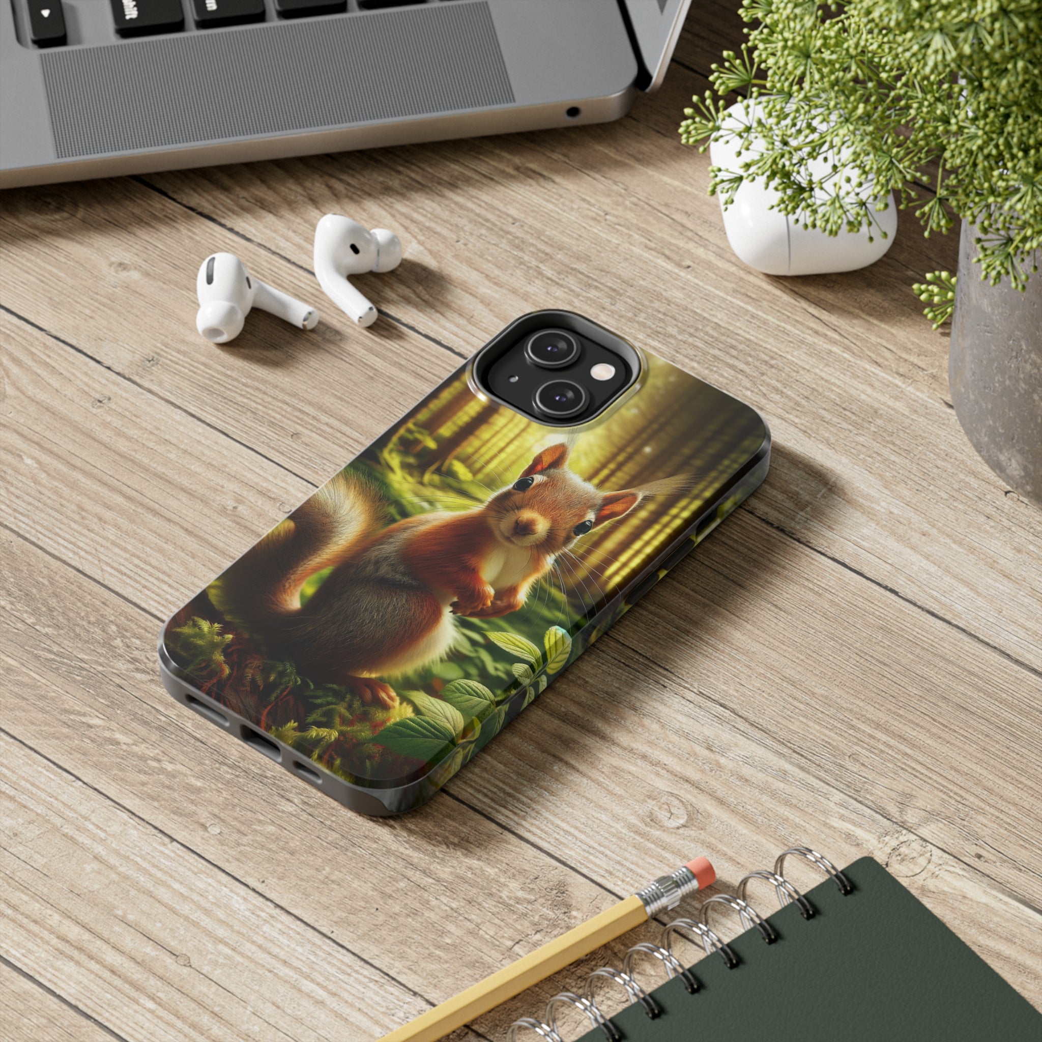 Curious squirrel - Tough Phone Case