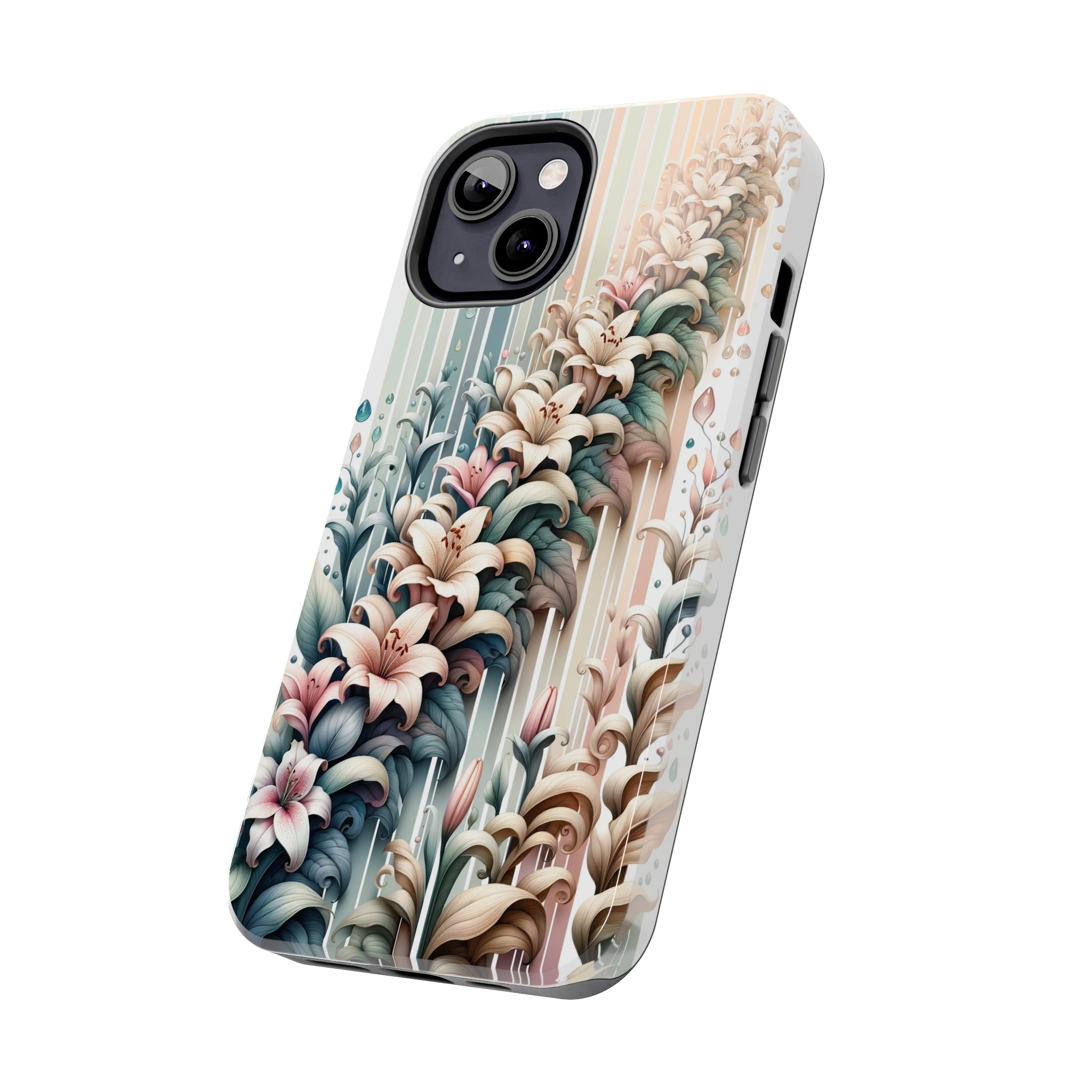 Pastel lilies - Tough Phone Case