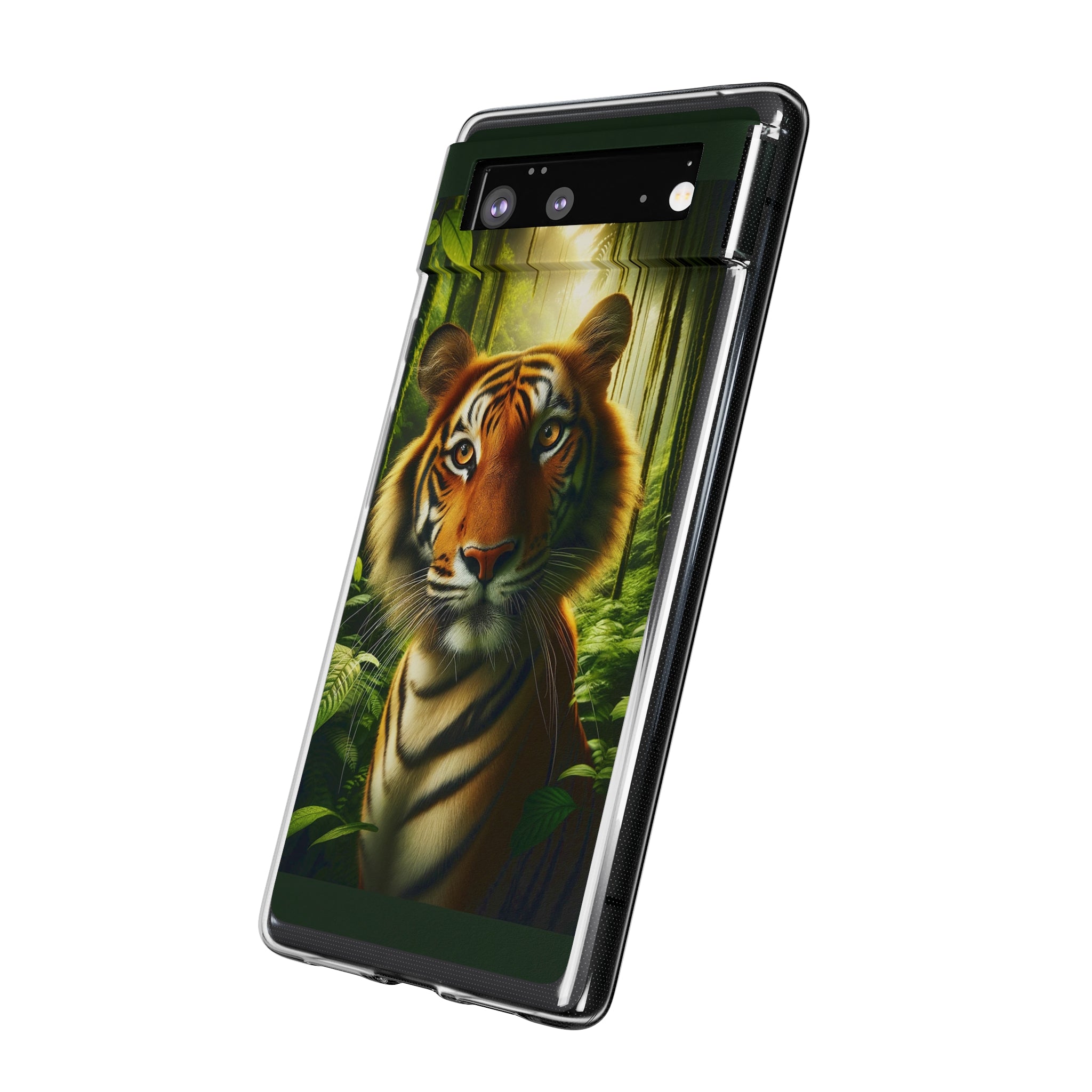 Curious Tiger - Soft Phone Cases