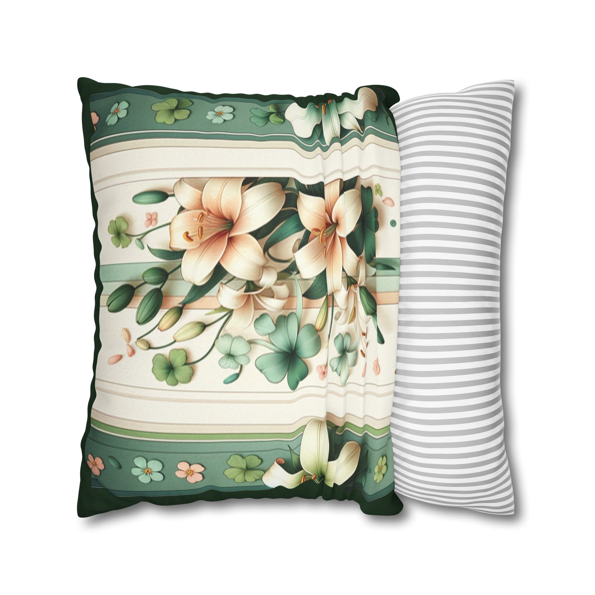 Lilies 2 - Polyester Square Pillowcase