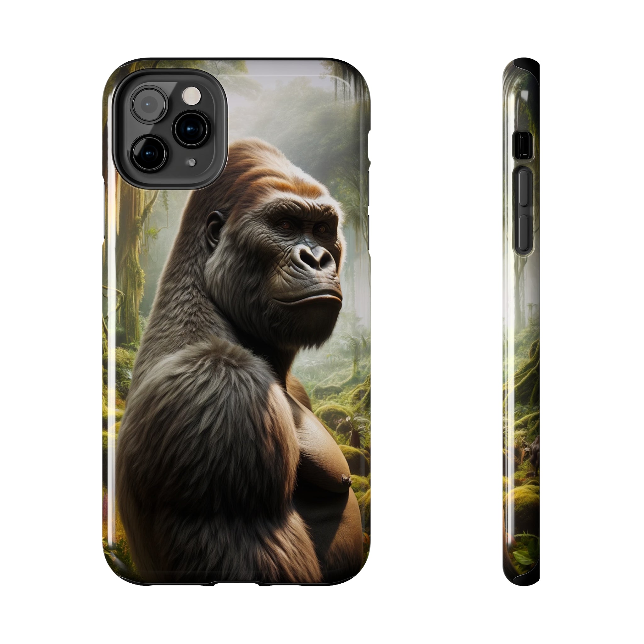 Curious gorilla - Tough Phone Case