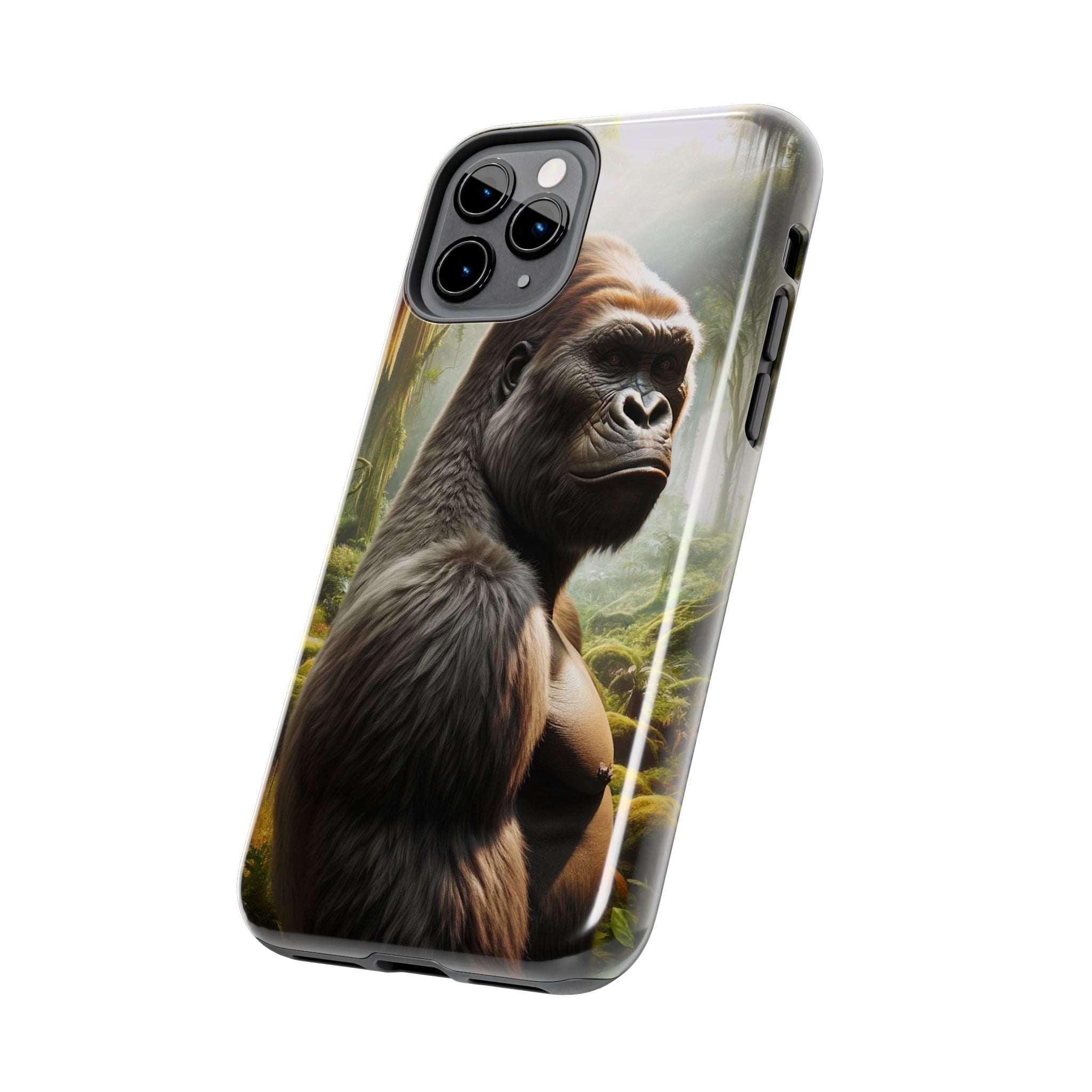 Curious gorilla - Tough Phone Case