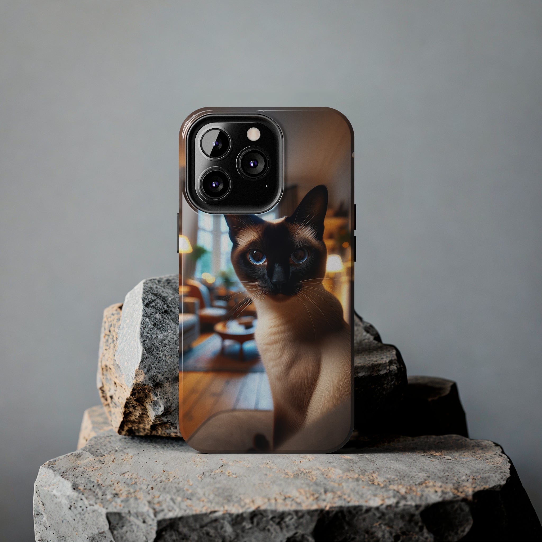 Curious cat - Tough Phone Case