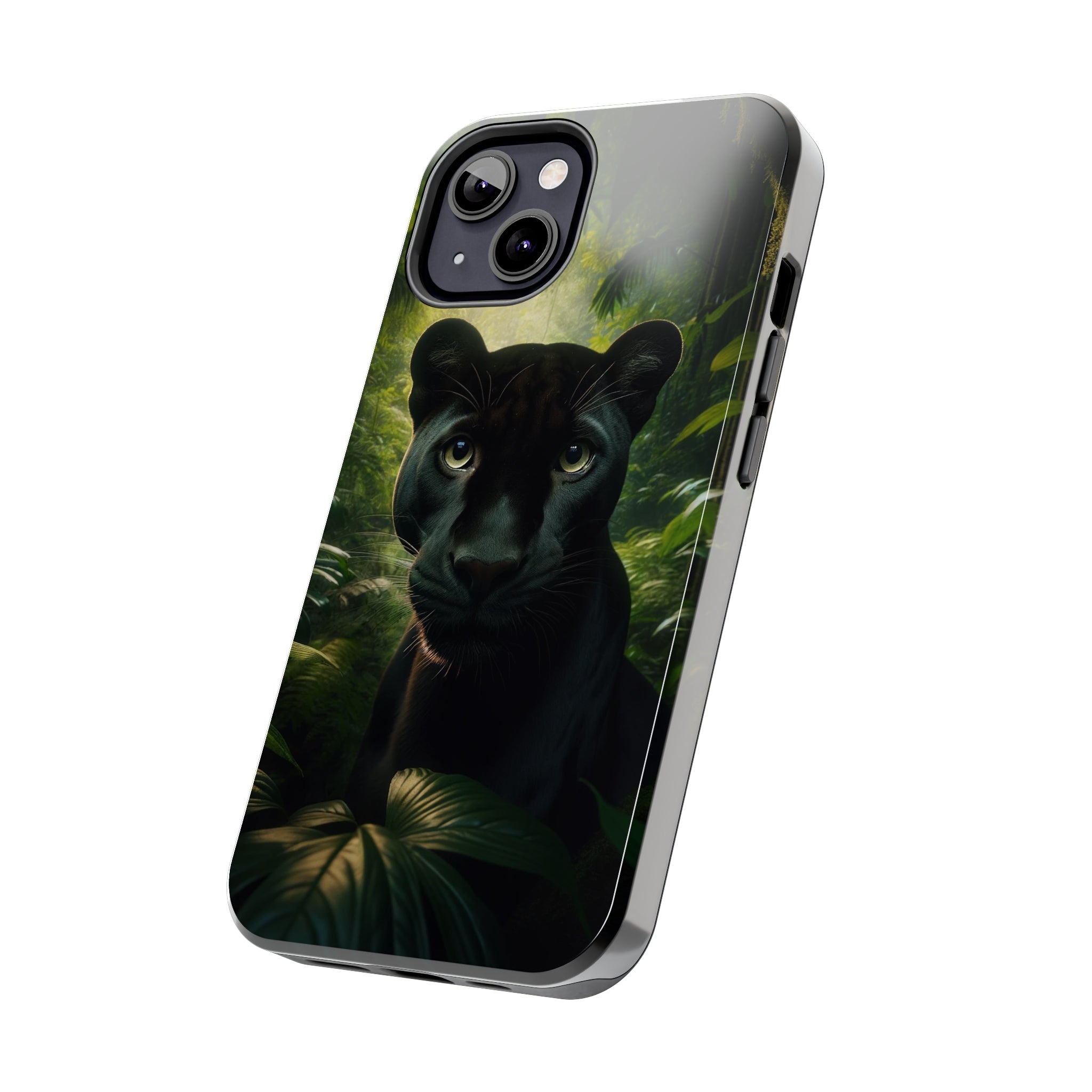 Curious black panther - Tough Phone Case