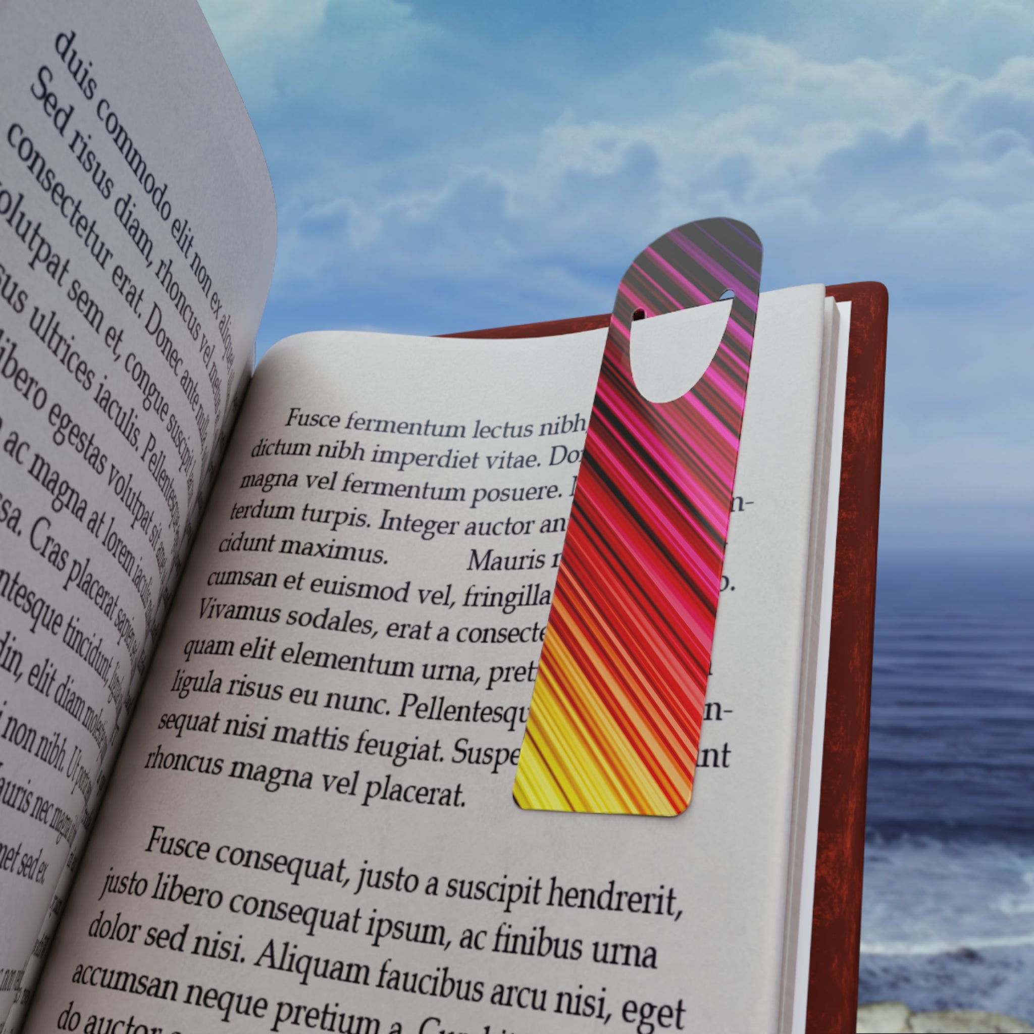 Neon, diagonal lines 6 - Bookmark