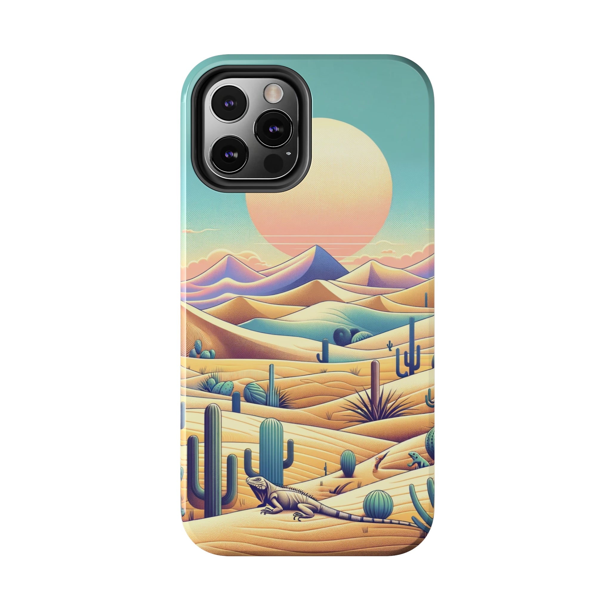 Iguana in the desert 2 - Tough Phone Case