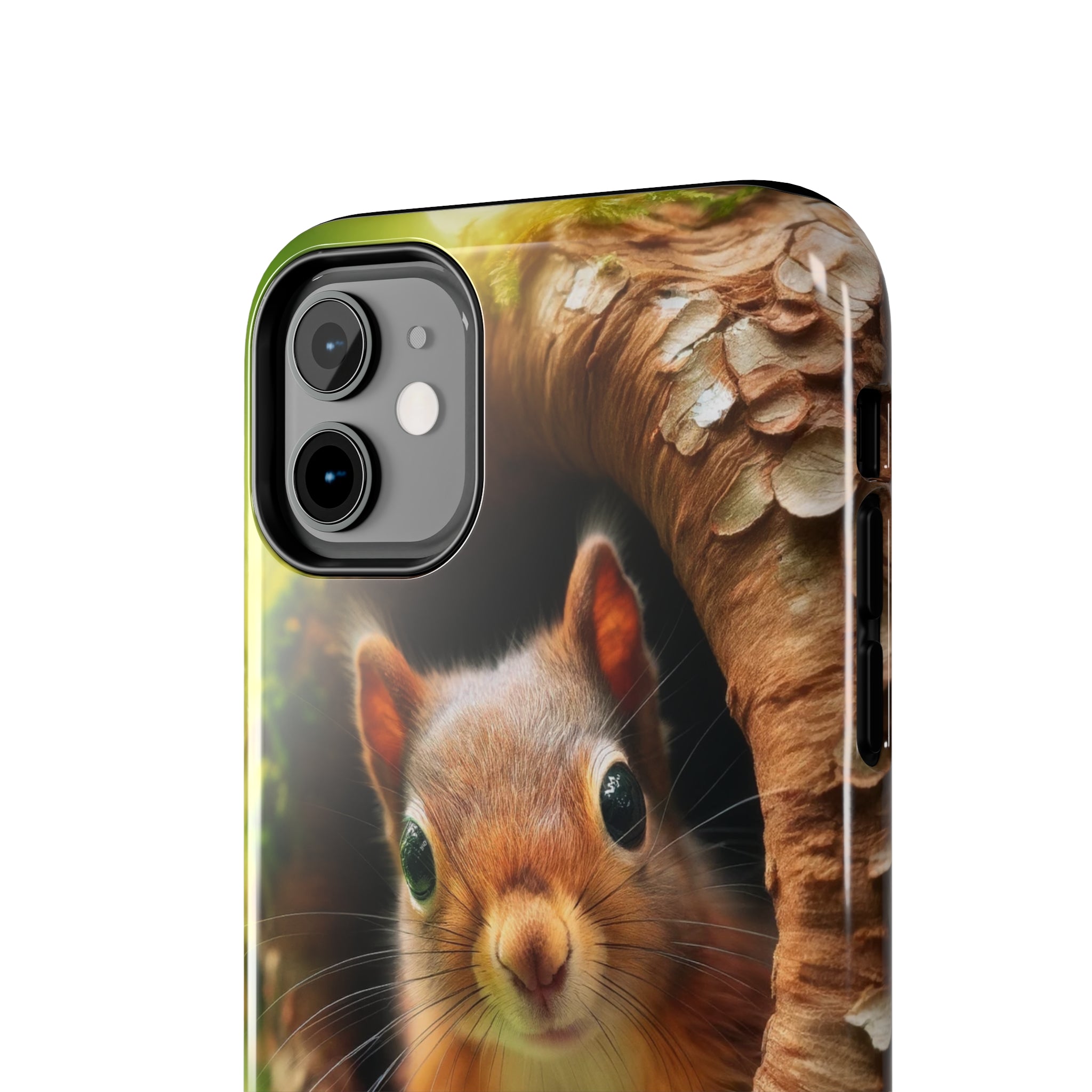 Squirrel in a tree - Tough Phone Case