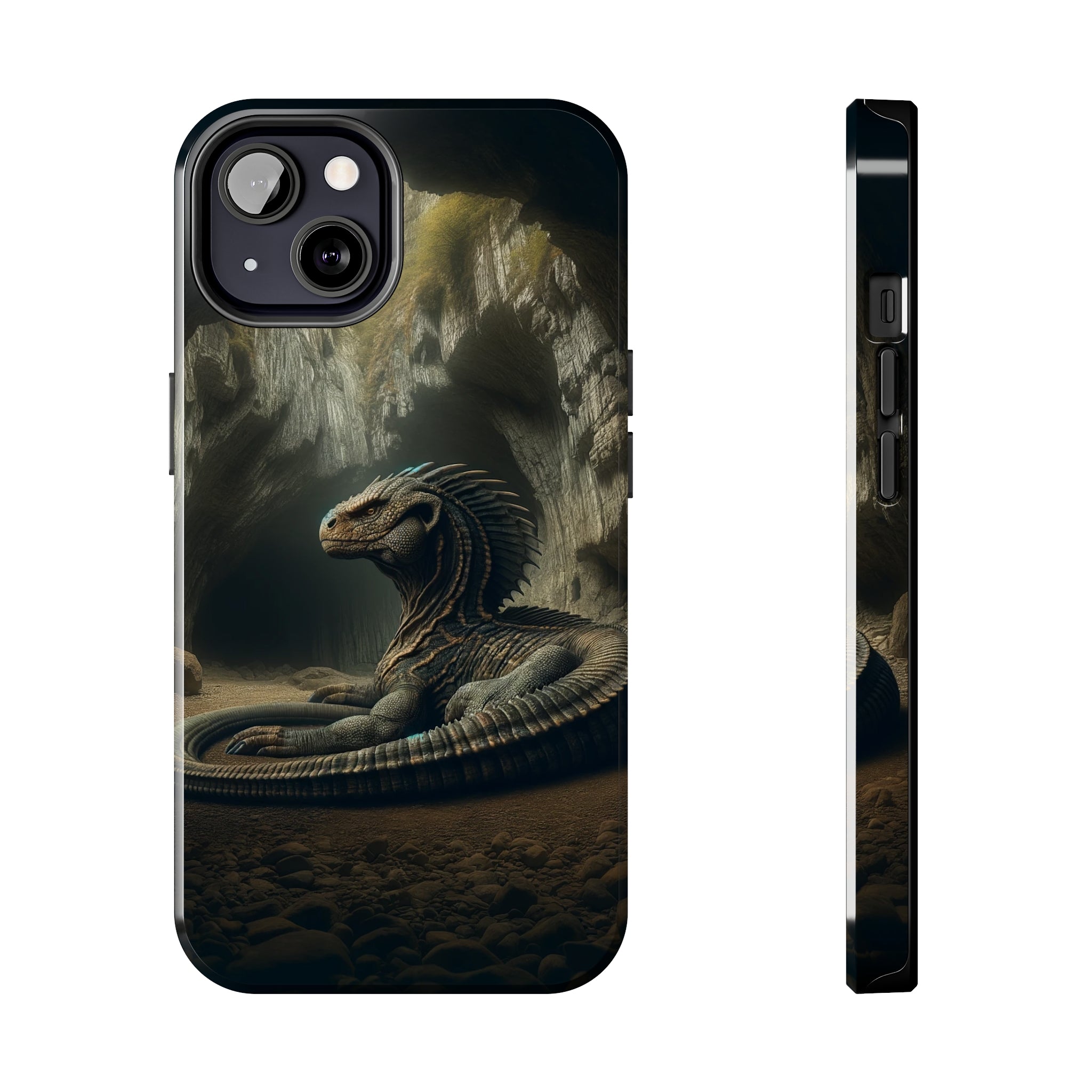 Basilisk in a cave - Tough Phone Case