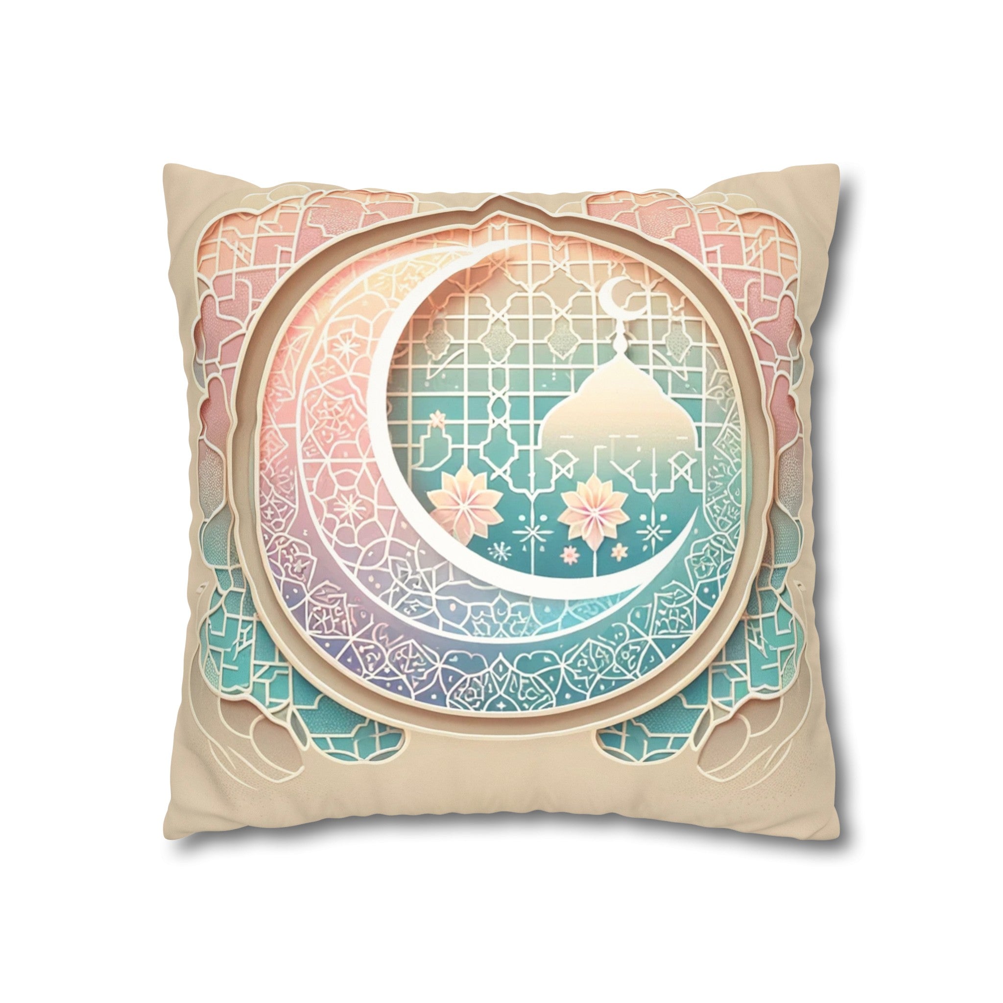 Islamic Art (3) - Suede Square Pillowcase