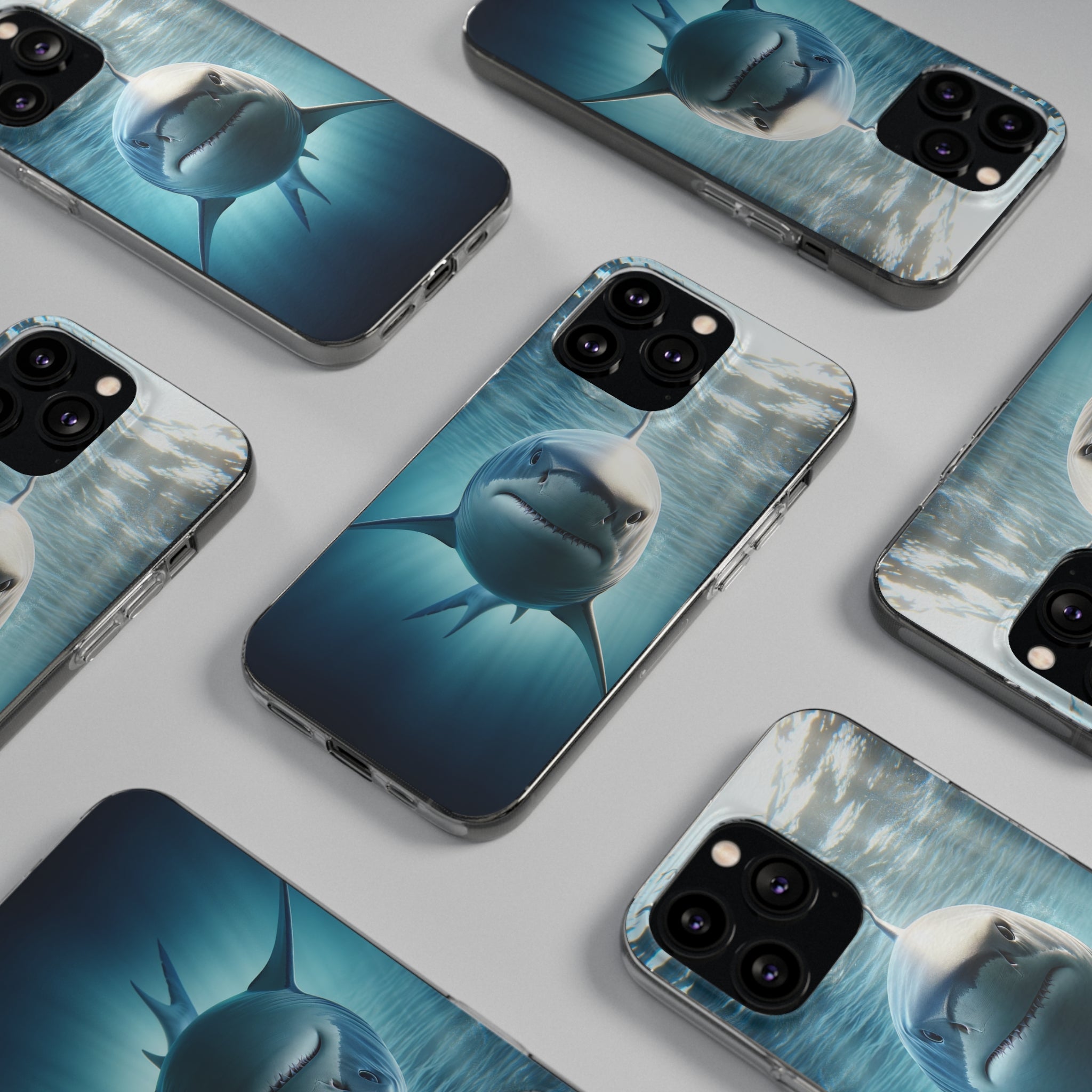 Curious Shark - Soft Phone Case