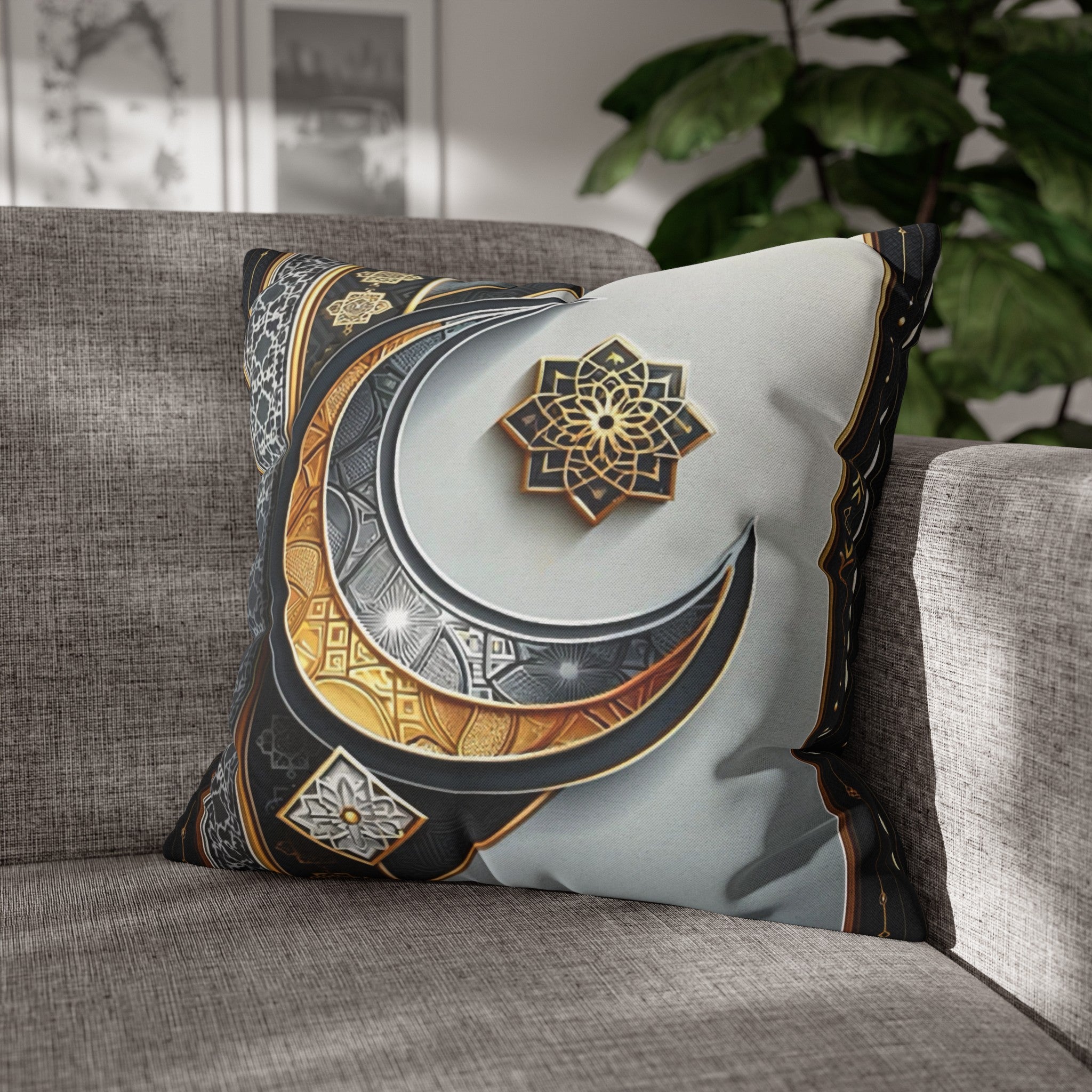 Islamic Art 8 - Polyester Square Pillowcase