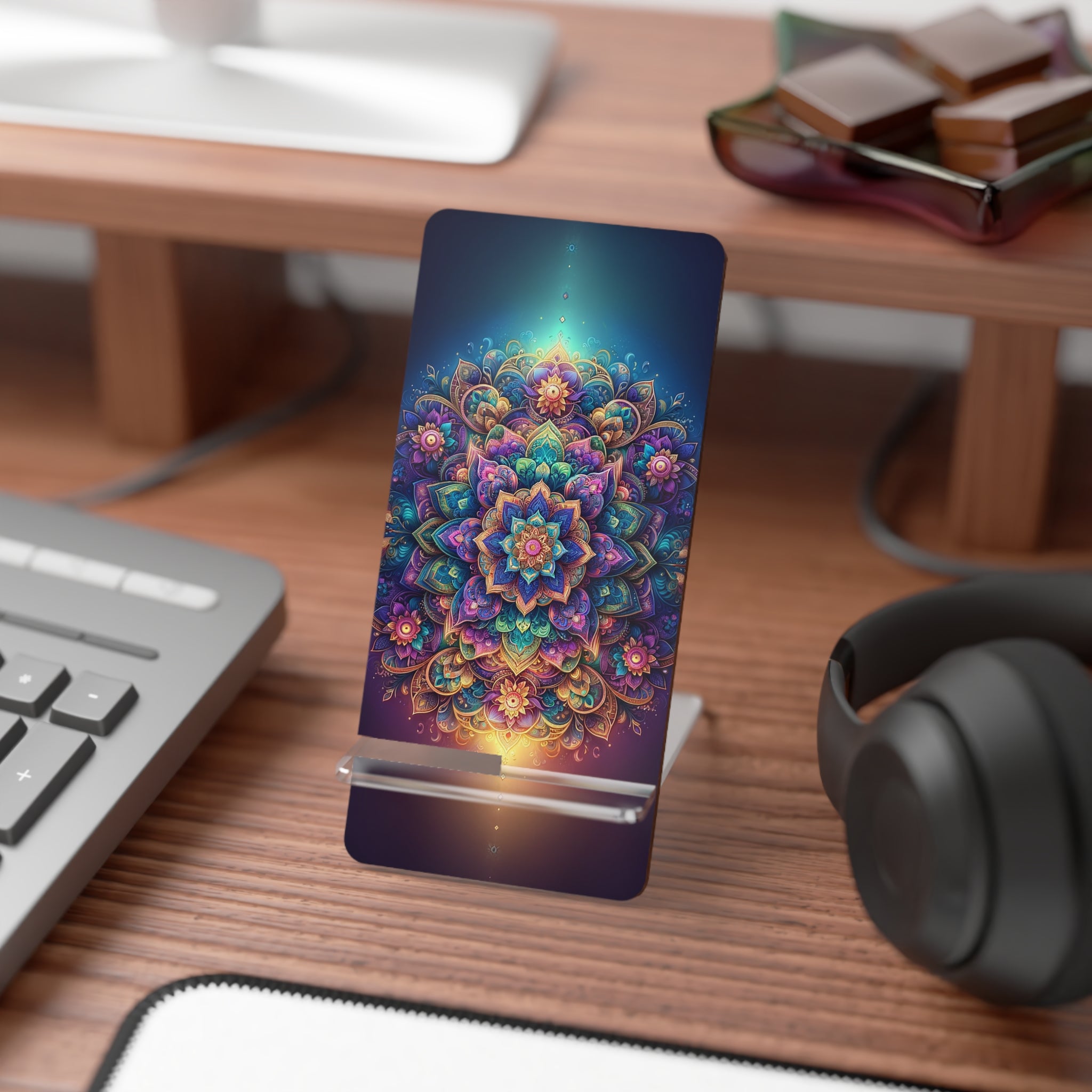 Purple Mandala design - Smartphone Stand