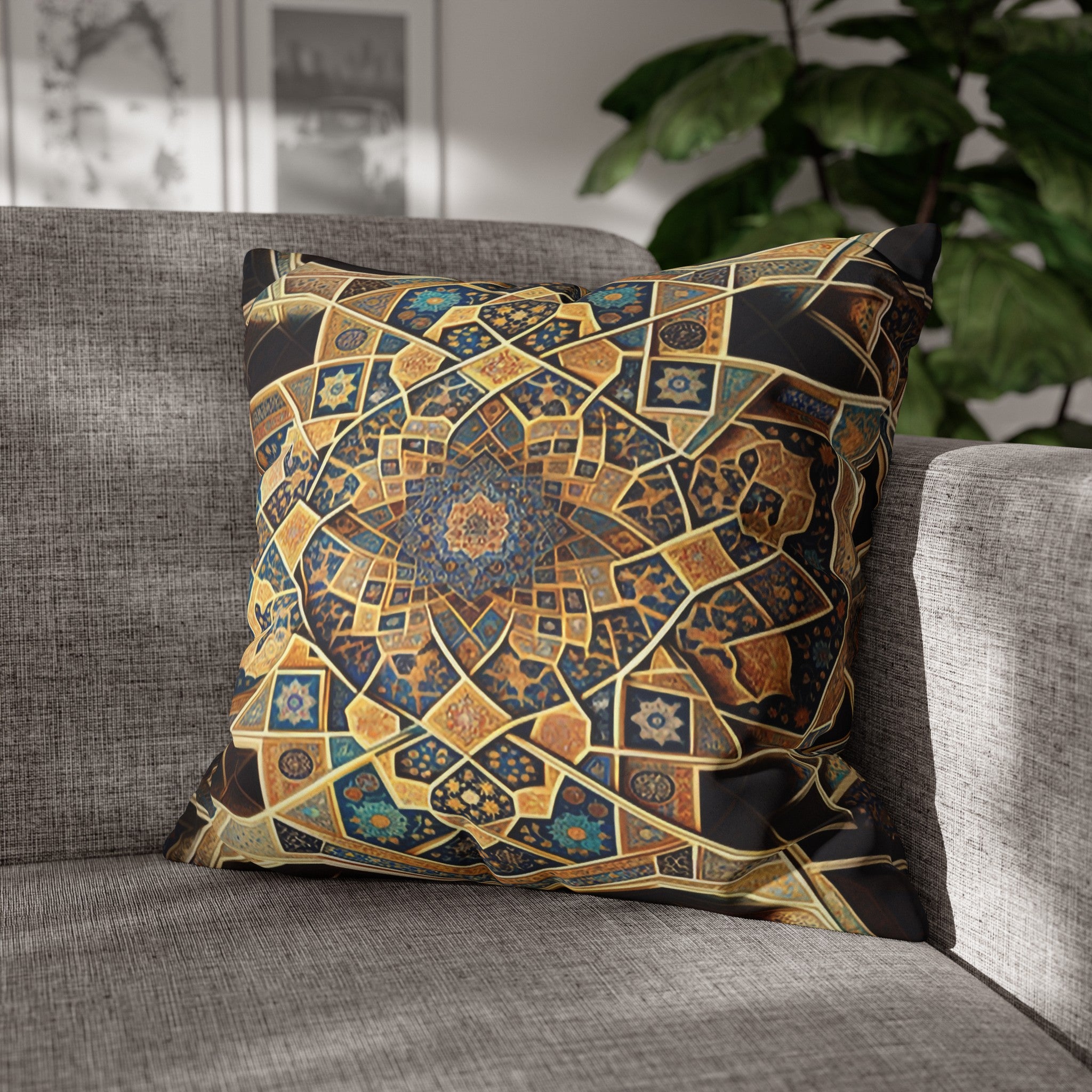 Persian Art (3) - Suede Square Pillowcase