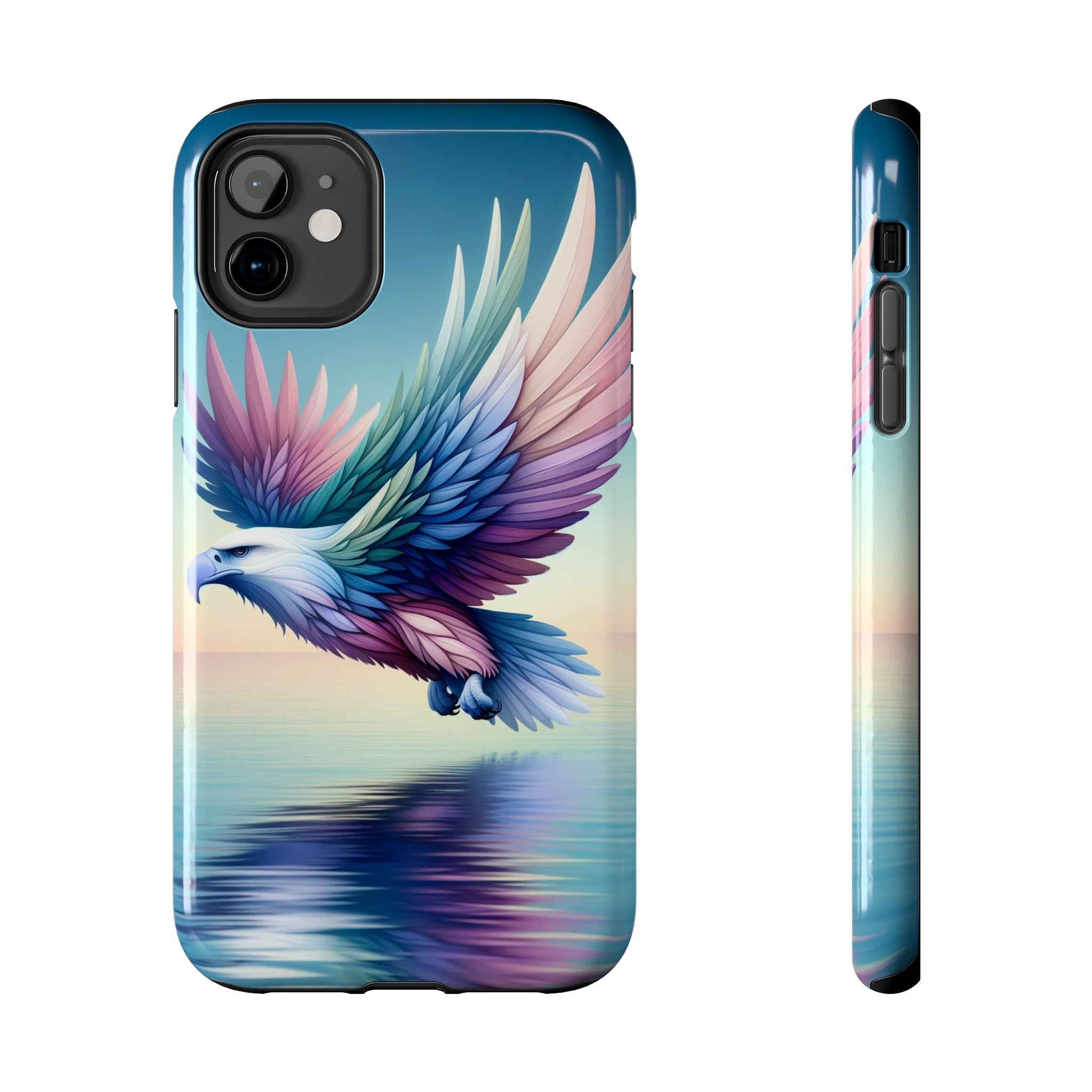 Eagle with colourful feathers - Tough Phone Case