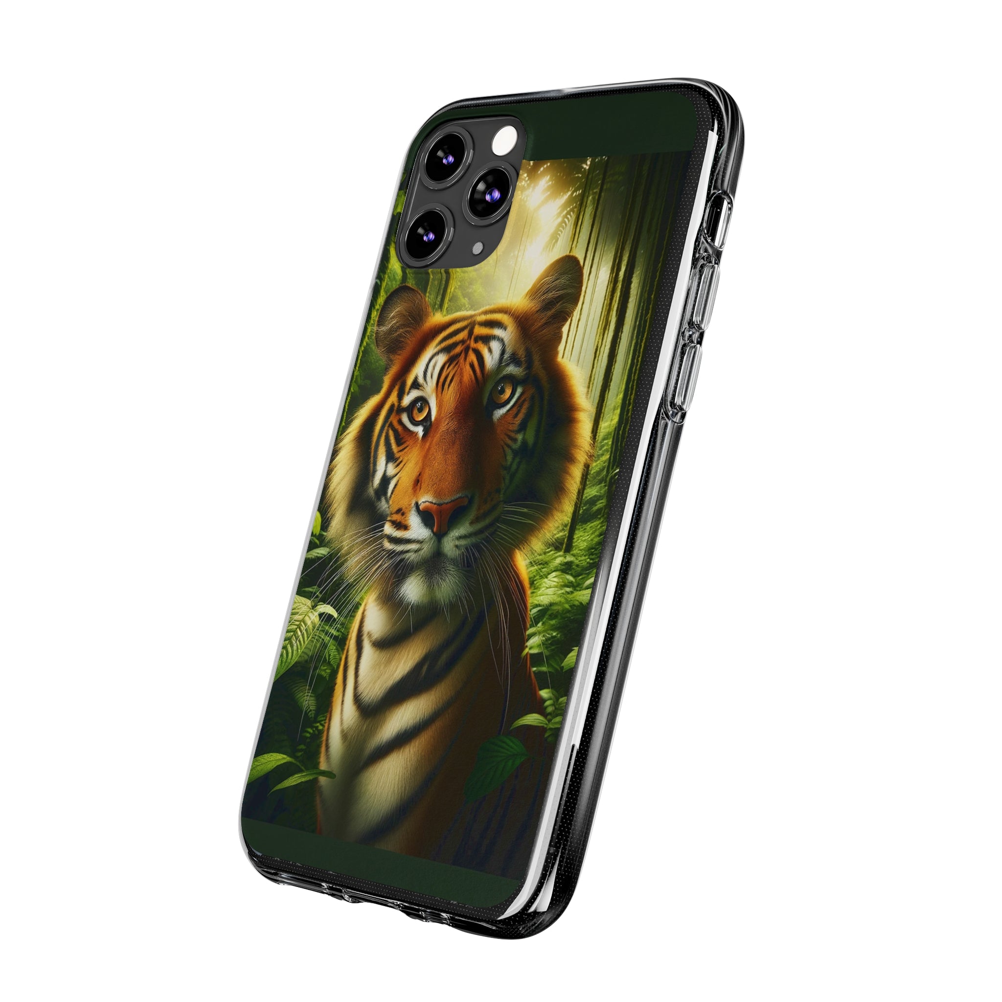 Curious Tiger - Soft Phone Cases