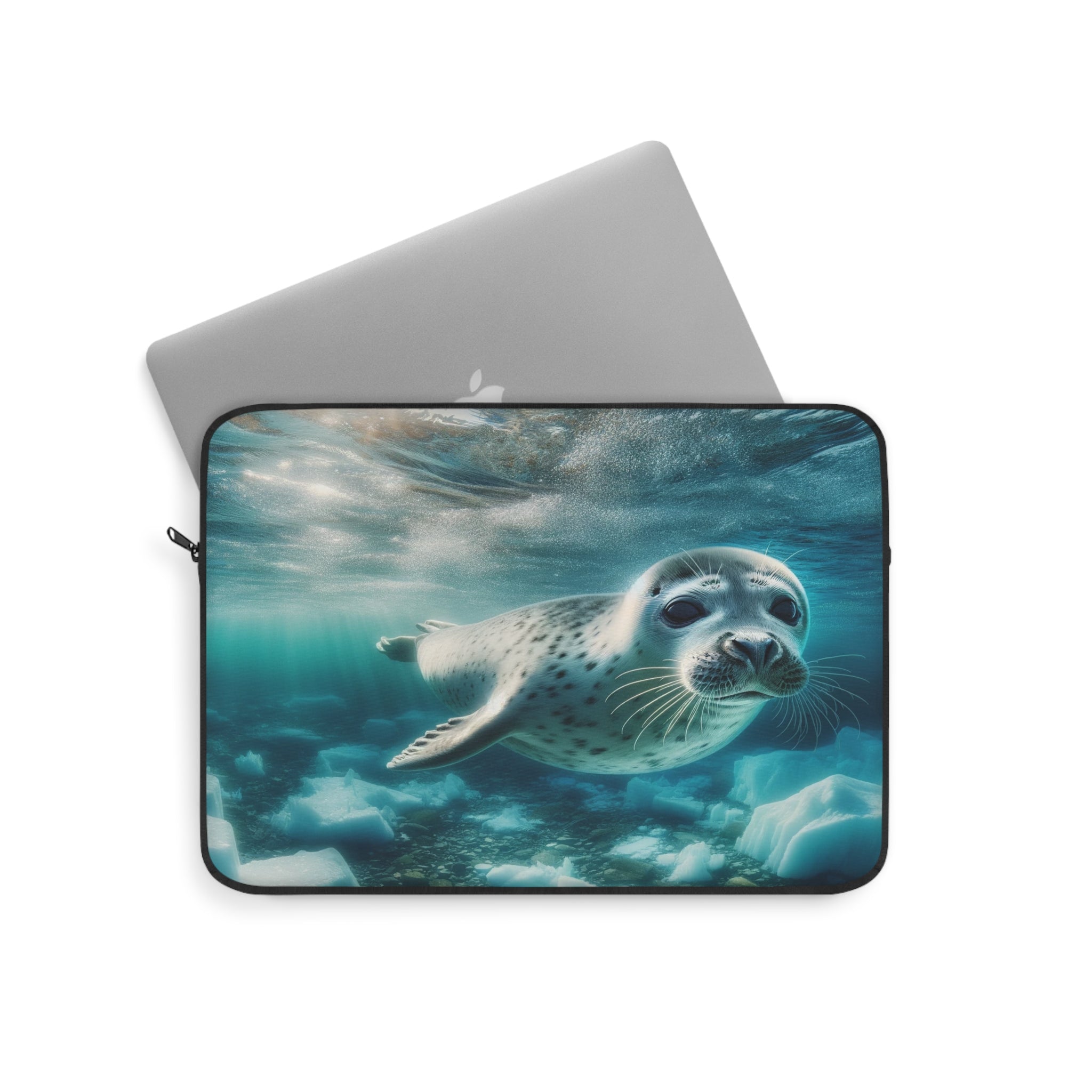 A curious seal - Laptop Sleeve