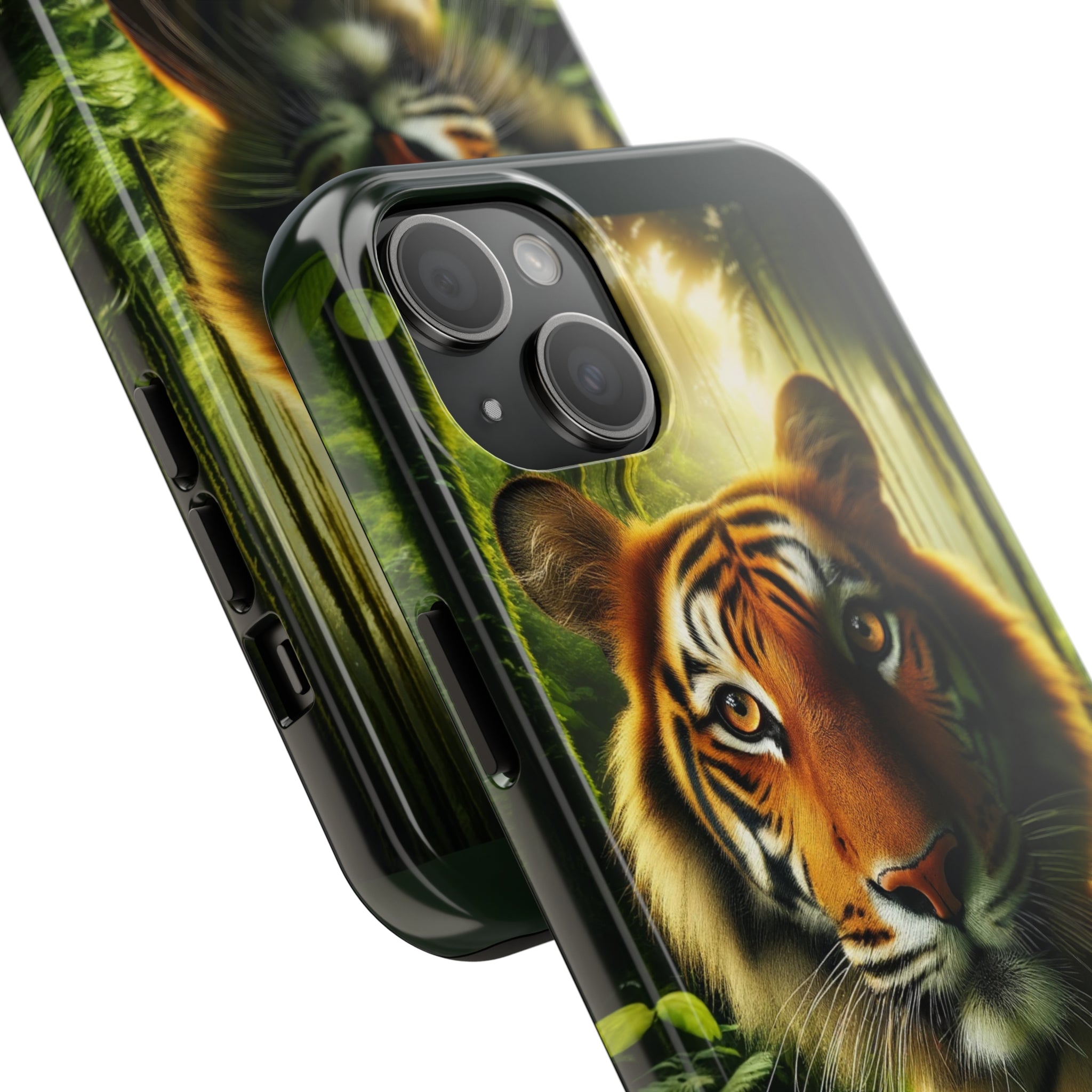 Curious Tiger - Tough Phone Case