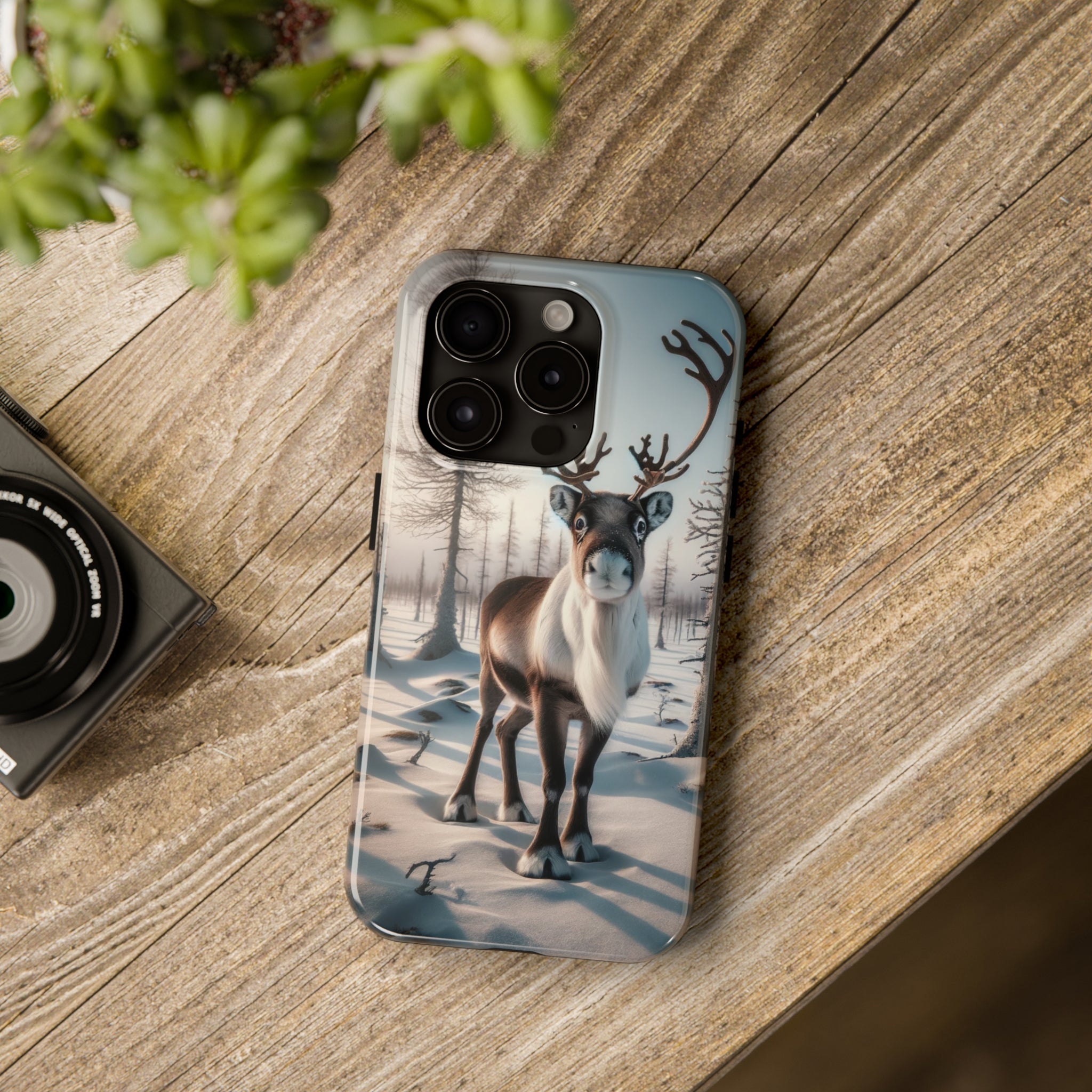 Curious reindeer - Tough Phone Case